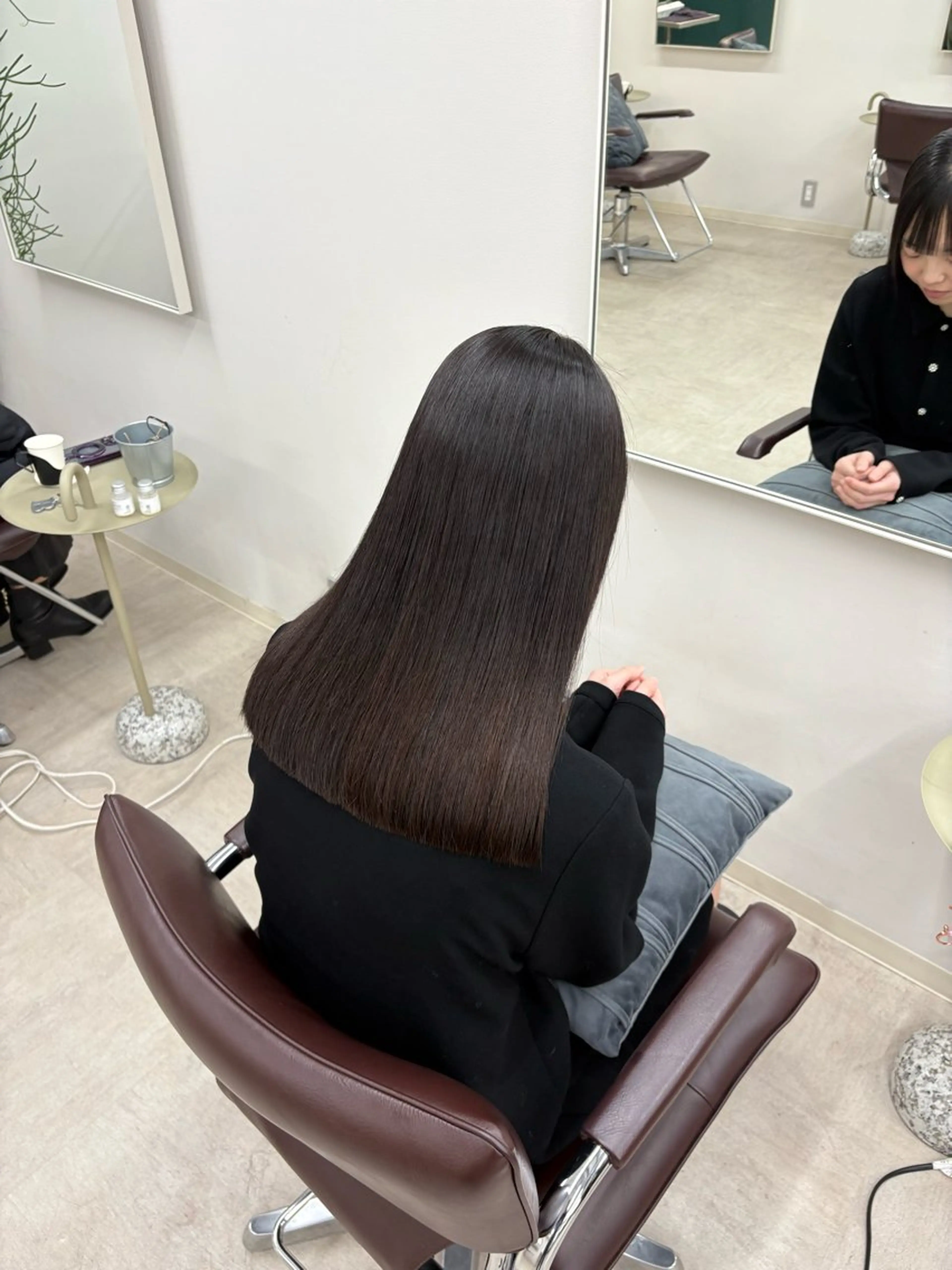 セミロング 縮毛矯正 カット 縮毛矯正 トリートメント 🦋レイヤー職人 猪瀬玲奈🦋のヘアスタイル