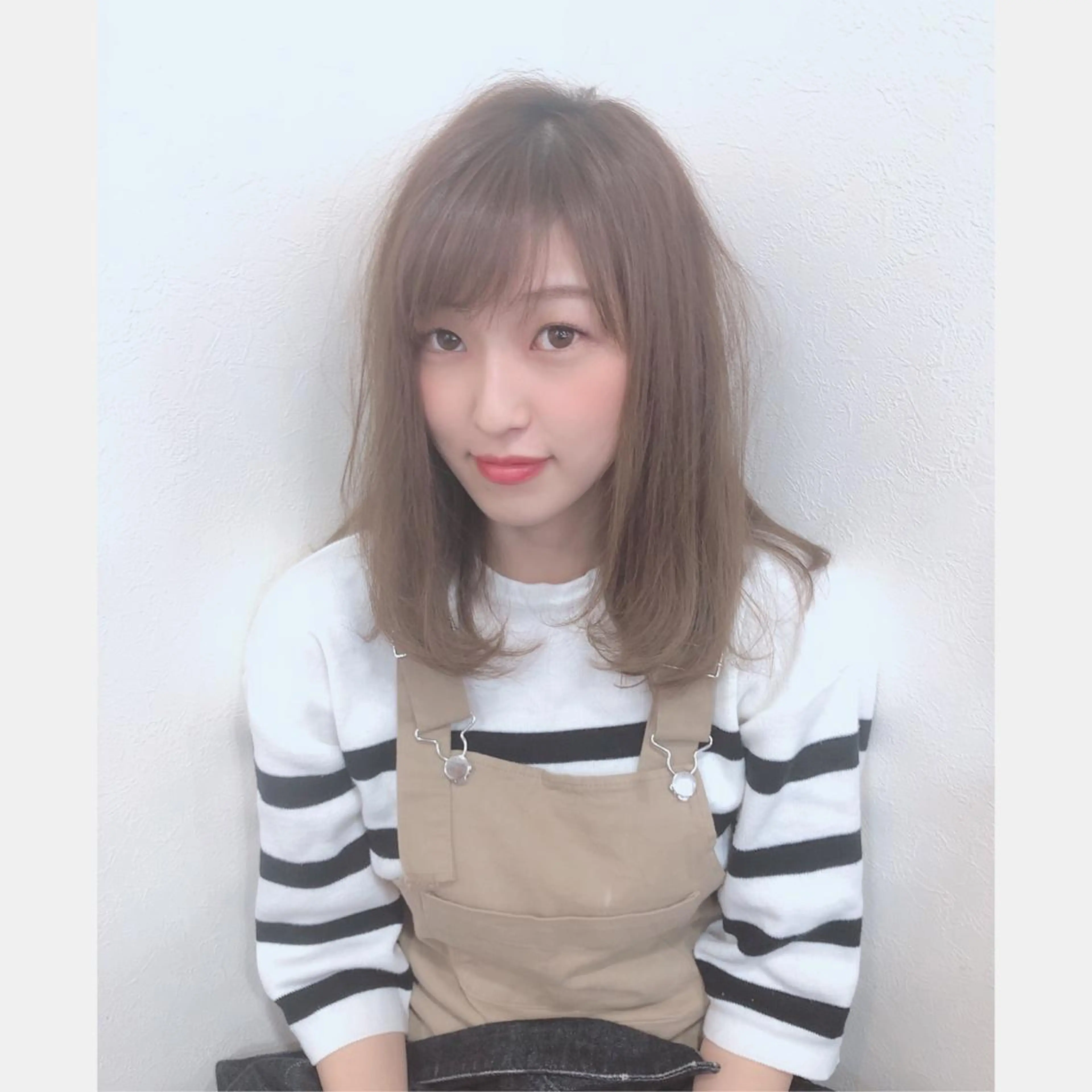 ロング カラー グレージュ トリートメント 山崎 雄太のヘアスタイル