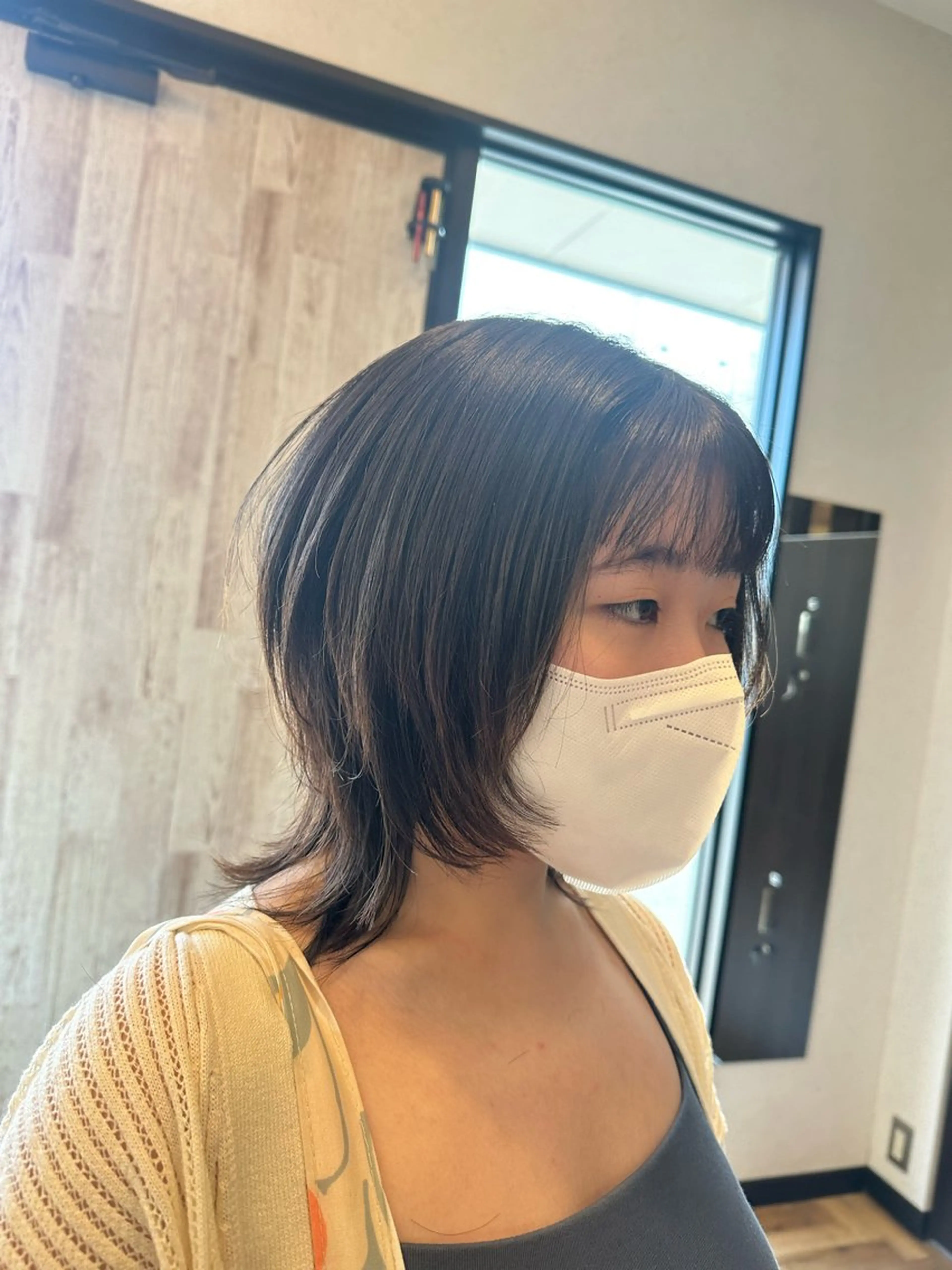 ミディアム ウルフカット カット レイビューティー豊田 丸山店アシスタントのヘアスタイル