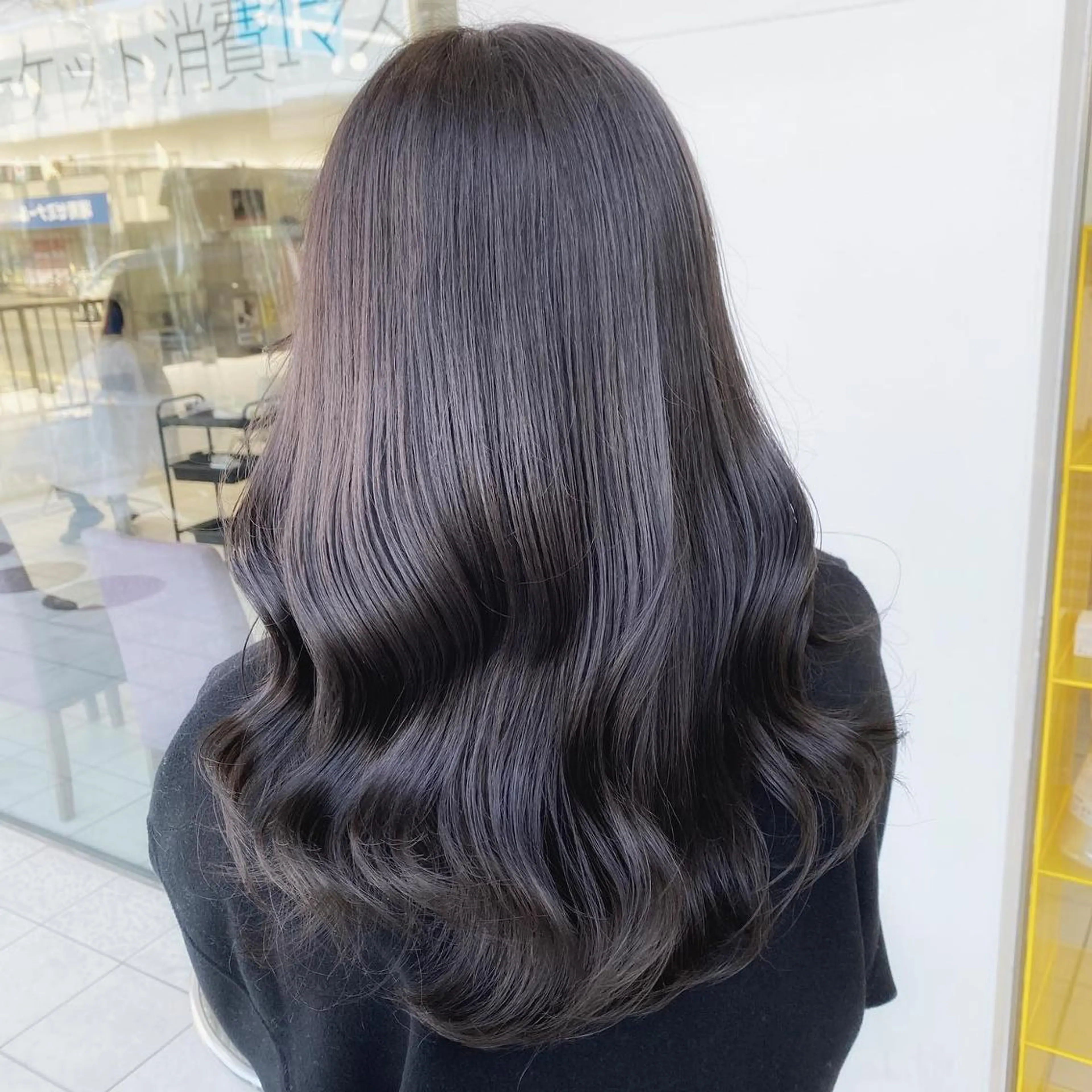 カラー ベージュカラー ブリーチ ブラウンカラー グレージュ ブリーチなしカラー 艶髪レイヤー屋さん 大澤竜馬のヘアスタイル