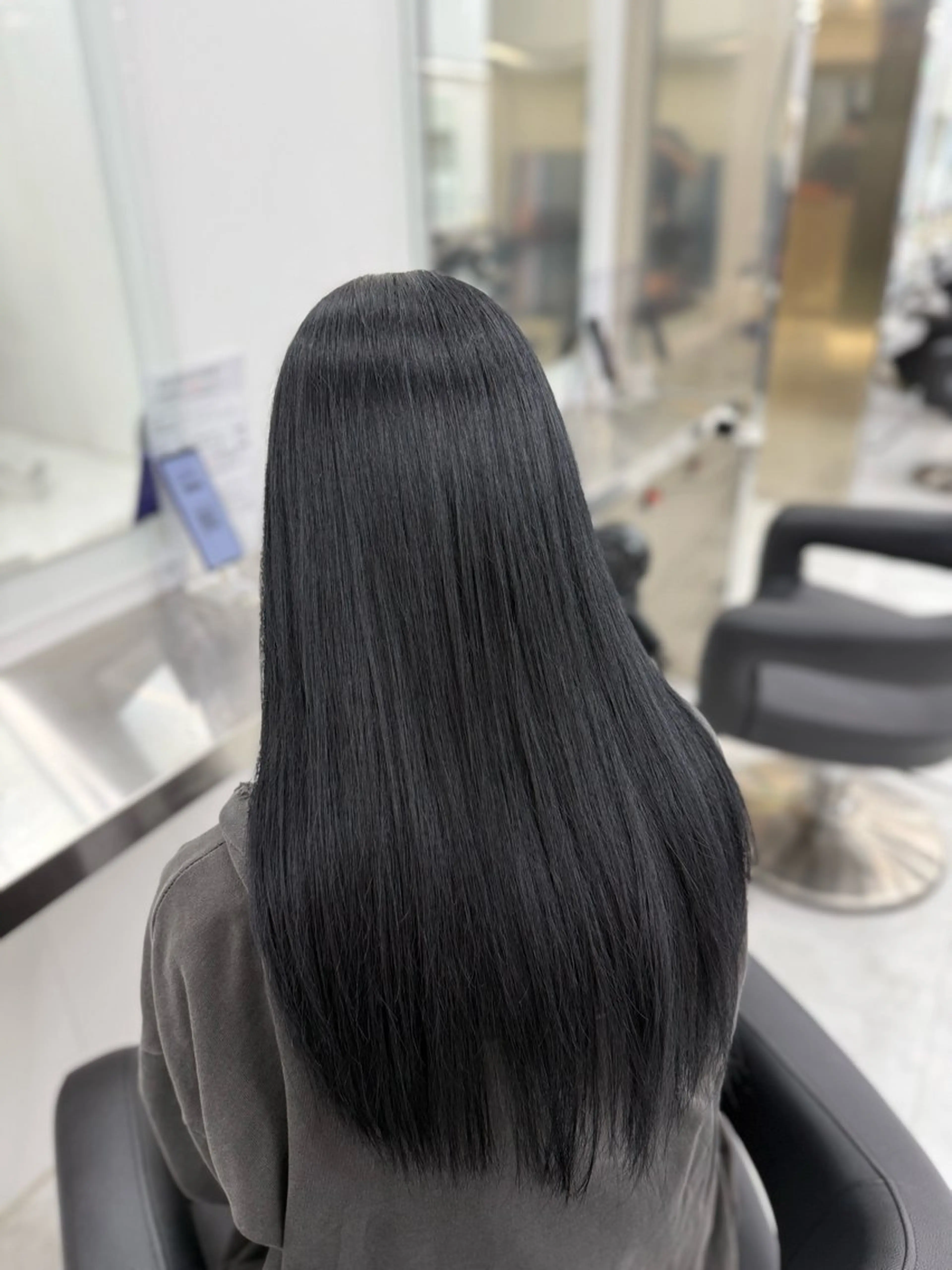 ロング カラー ヘアアレンジ カット 韓国暗髪🩶レイヤー 🩶hayatoのヘアスタイル
