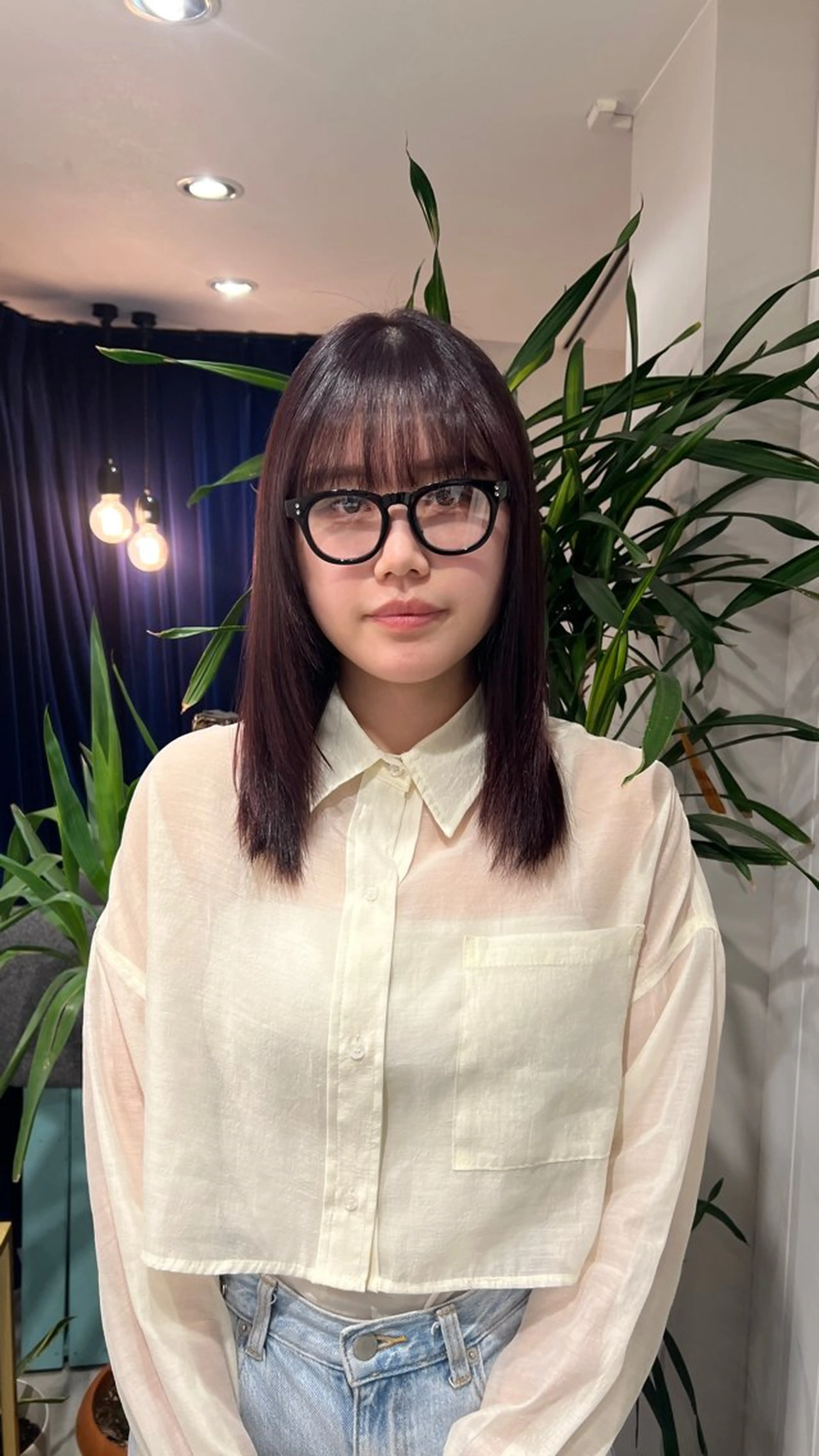 セミロング カラー ☆ 透明感カラー HARUKA ☆のヘアスタイル