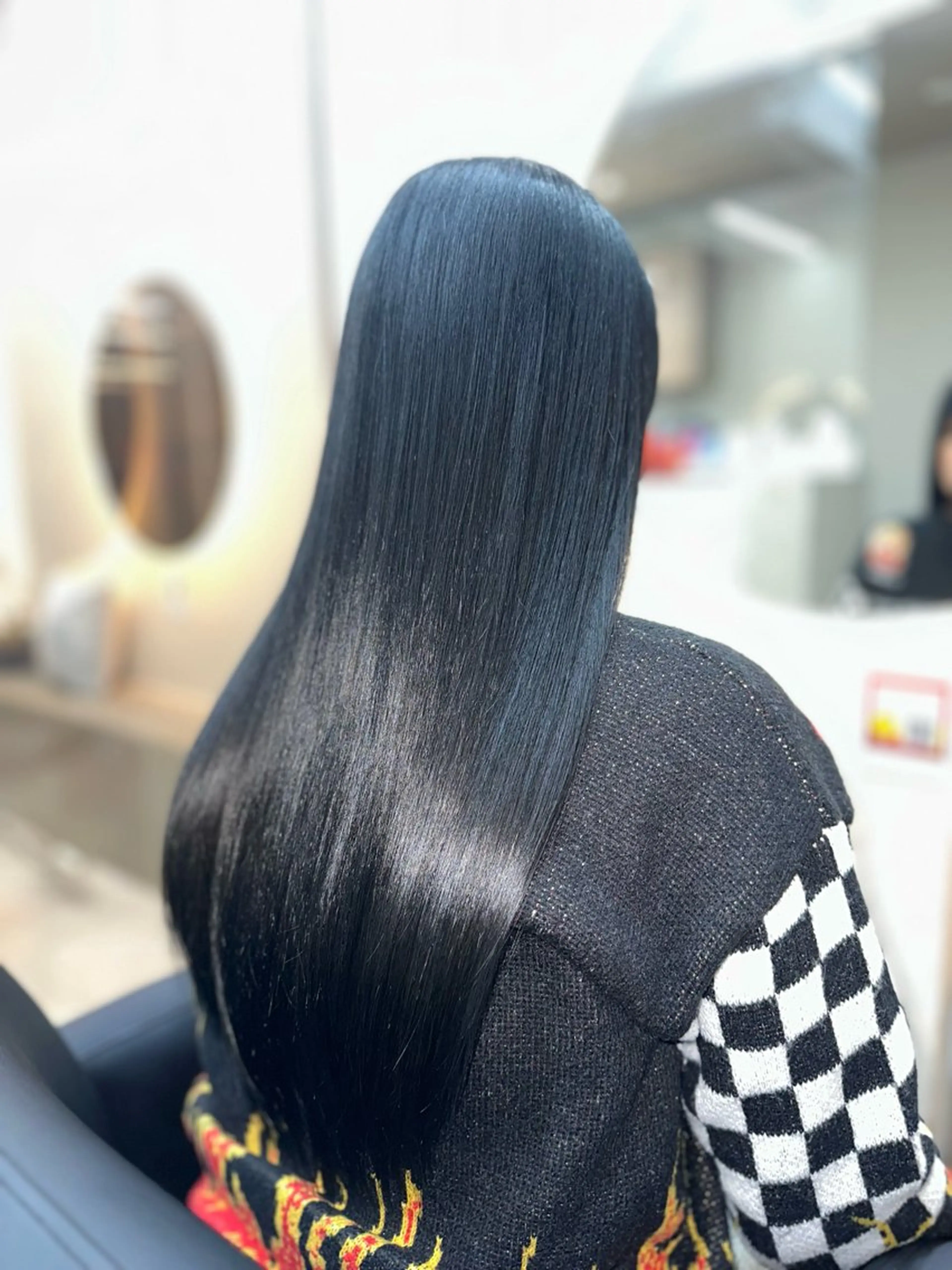 ロング カラー パーマ 縮毛矯正 【髪質改善特化】 tamのヘアスタイル