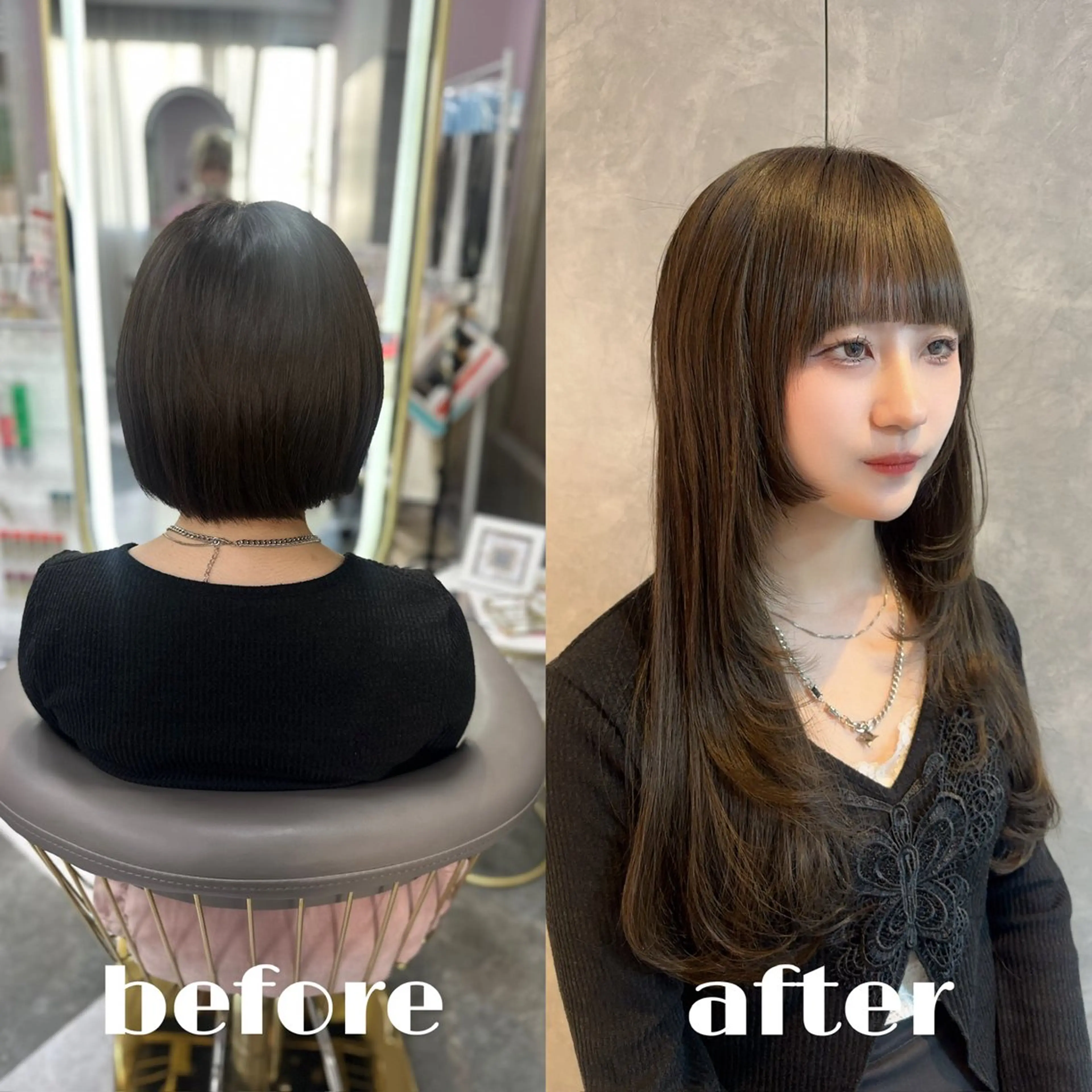 ロング ガルボヘアー心斎橋所属・プルエクステカラー専 門店ガルボヘアーのヘアスタイル