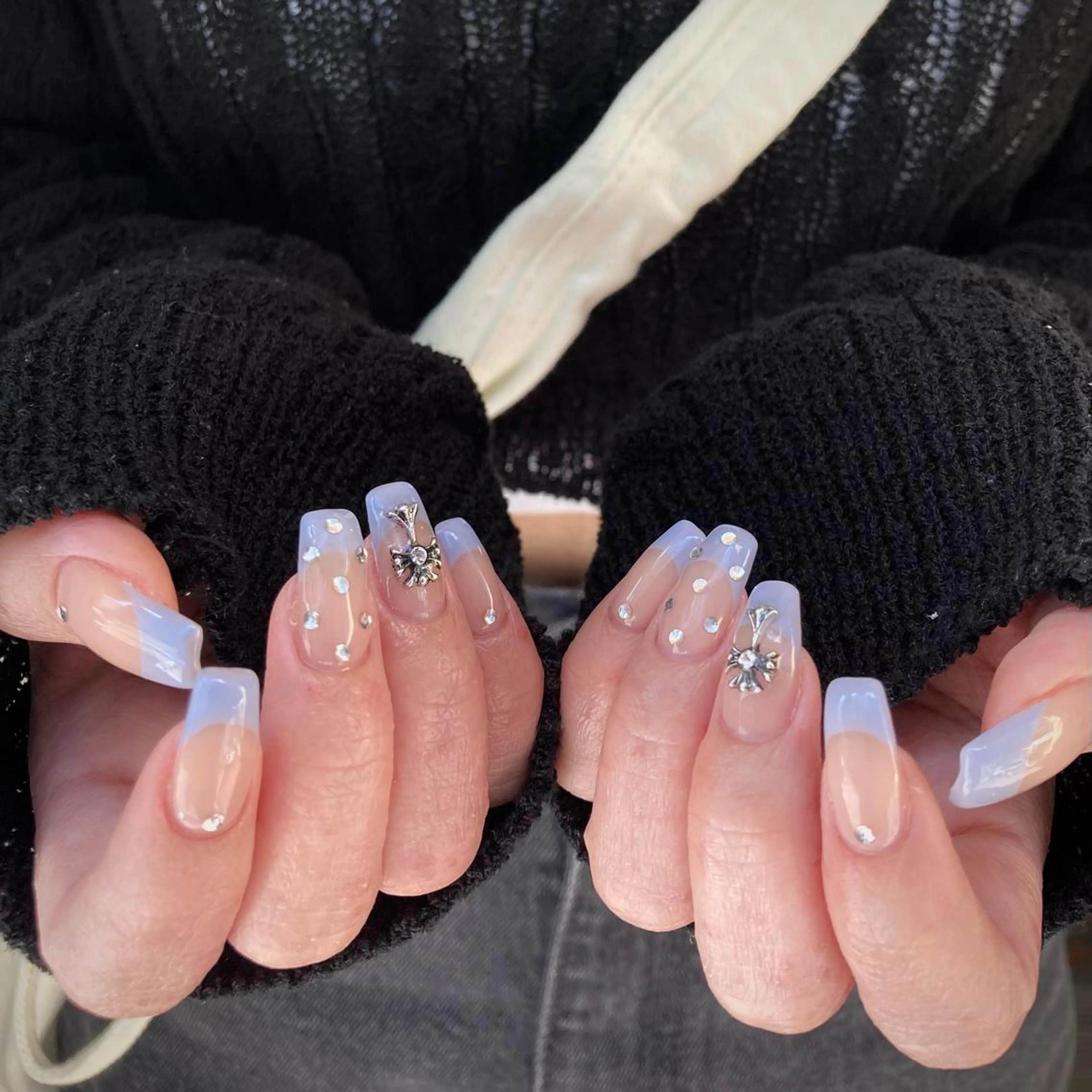 ネイル ハンドネイル フットネイル kana/モード ・グランジ໒꒱のネイルデザイン