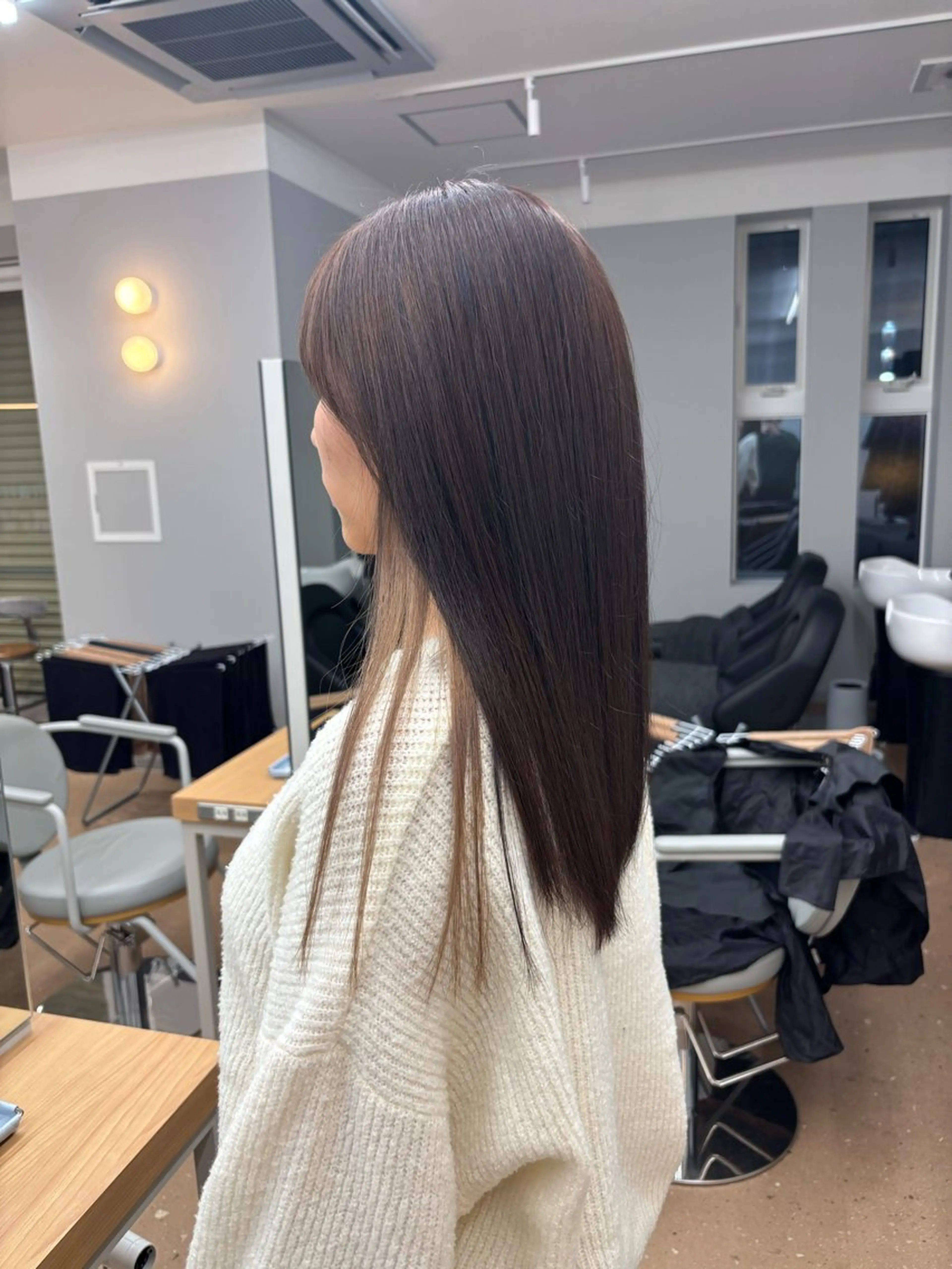カラー ベージュカラー ブリーチ インナーカラー hair Lanish 三郷中央店所属・内藤 美幸のヘアスタイル