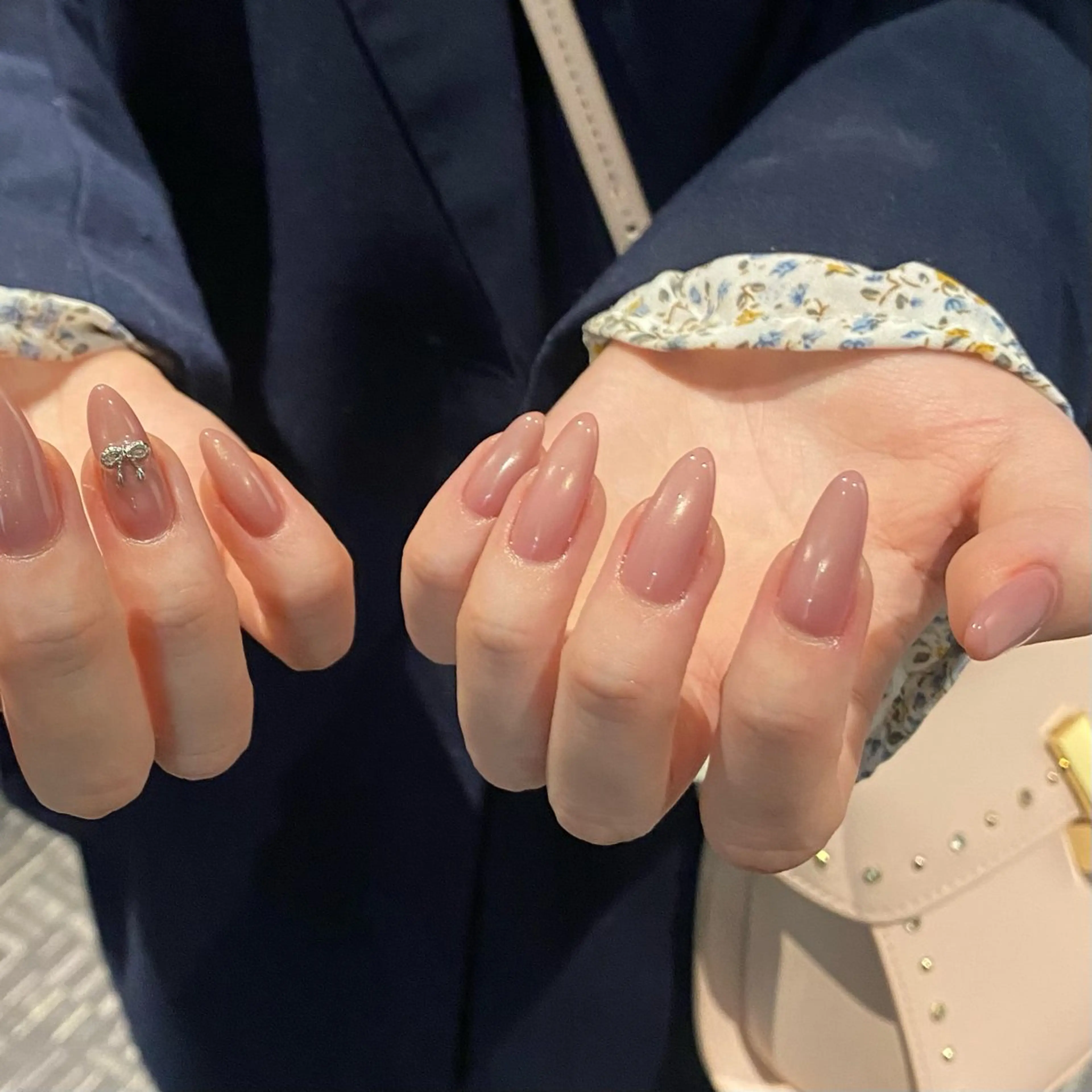 ネイル ハンドネイル ニュアンス / 鉱物 natsukiのネイルデザイン