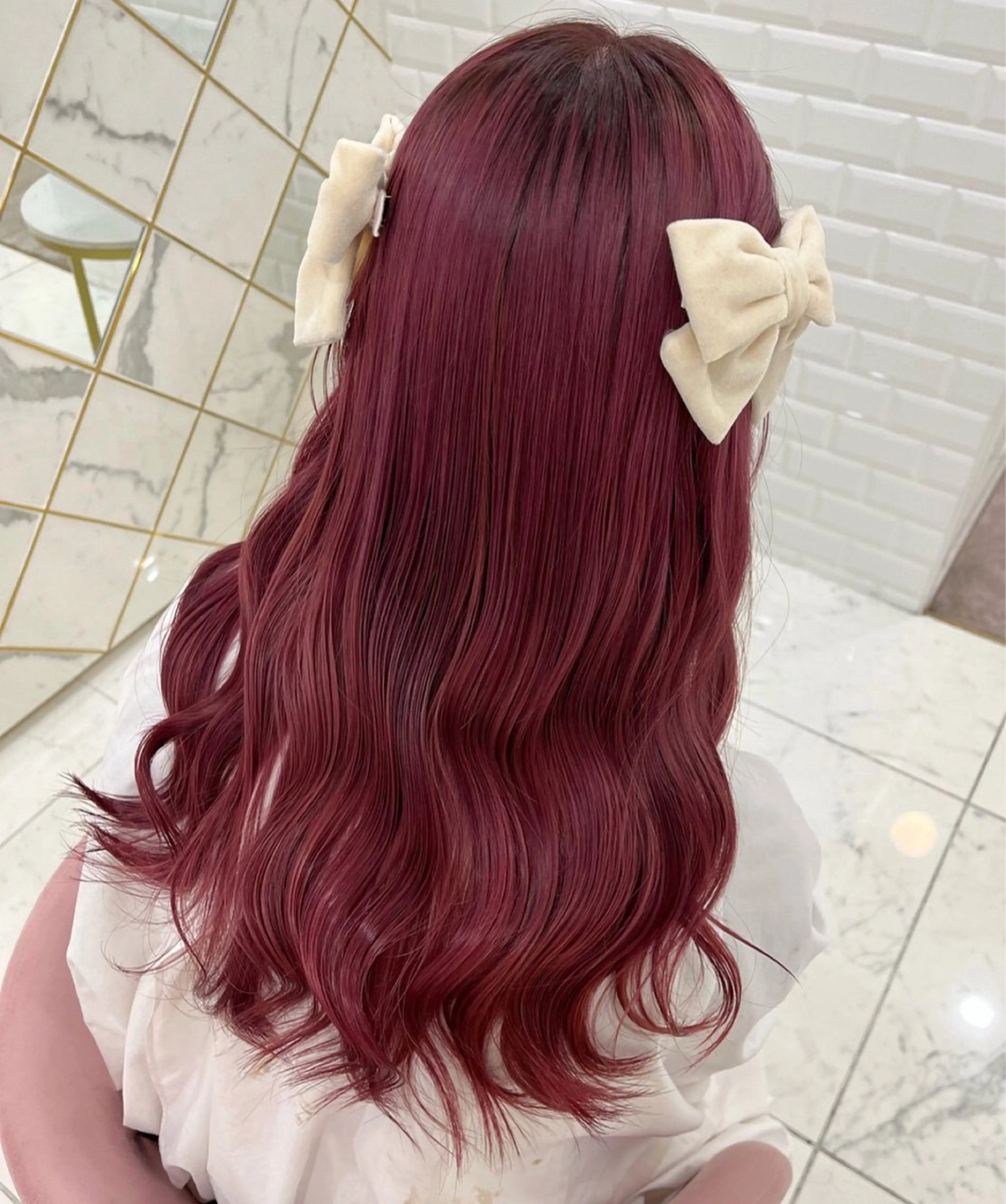 ロング カラー ピンクカラー Tinker Lip  ティンカーリップ所属・小林 愛華のヘアスタイル