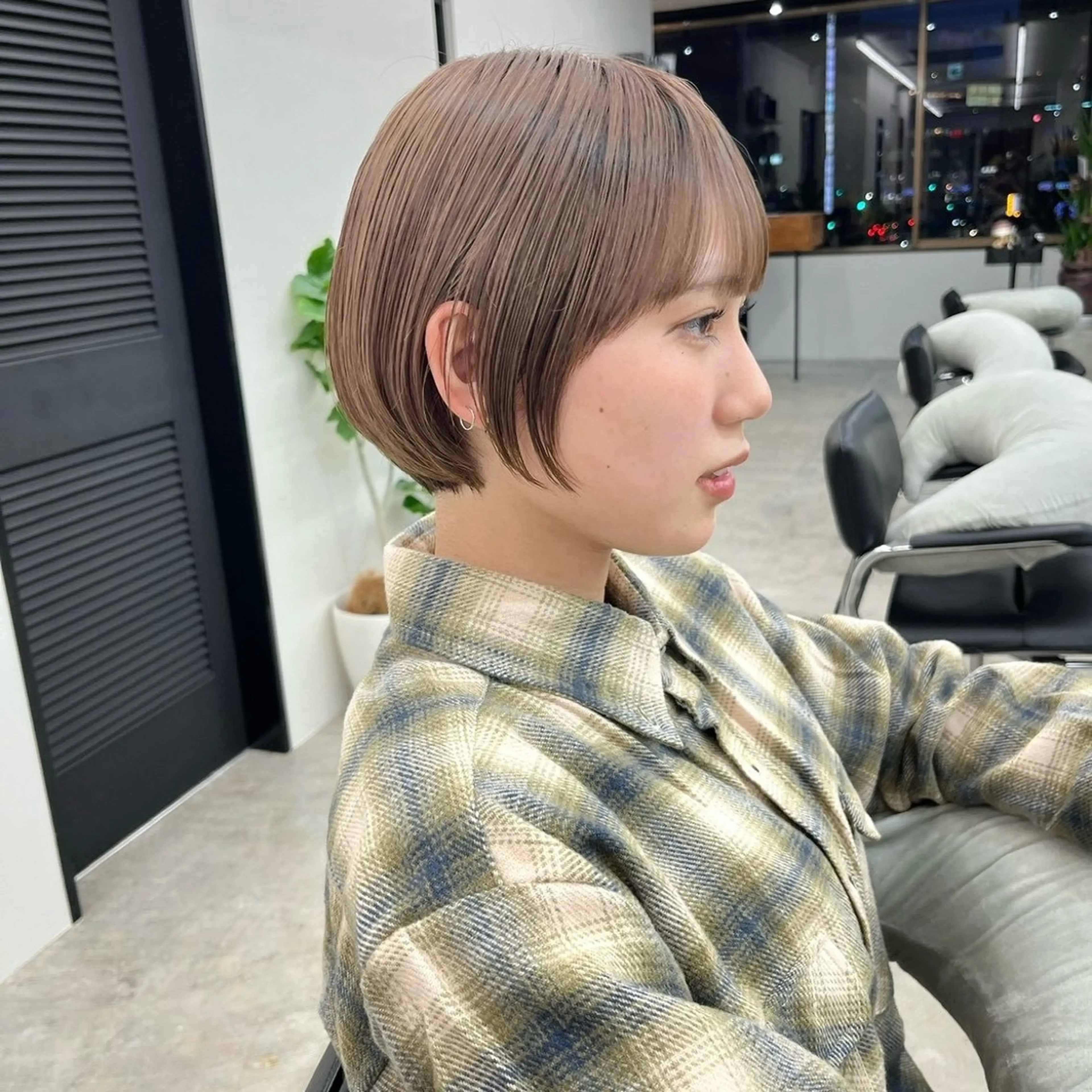 ショート カット 🌙ボブ特化×透明感 カラー リナ🌙のヘアスタイル
