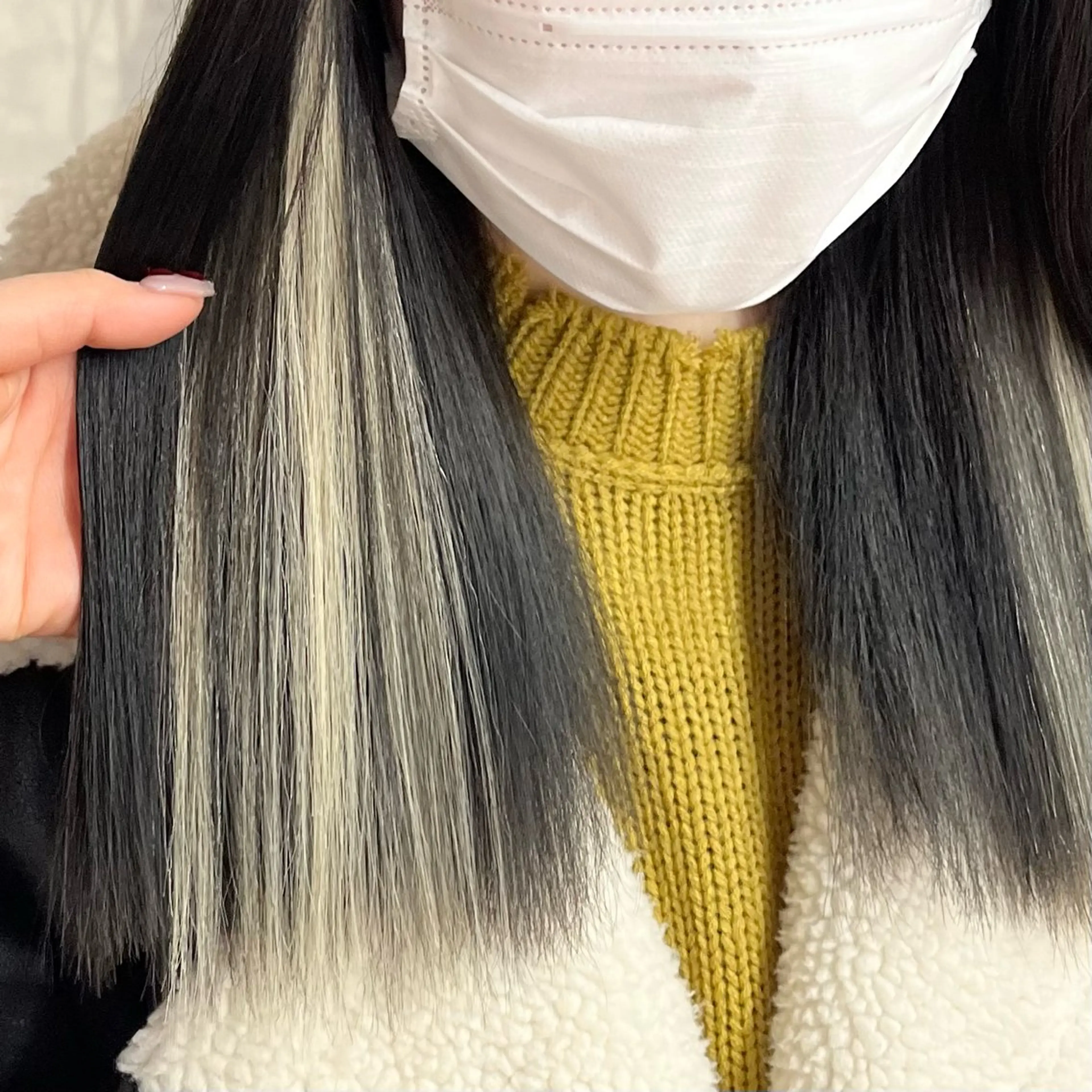 セミロング カラー ベージュカラー エクステ エクステ Cielro所属・エクステ ♡ 篠田 梓のヘアスタイル