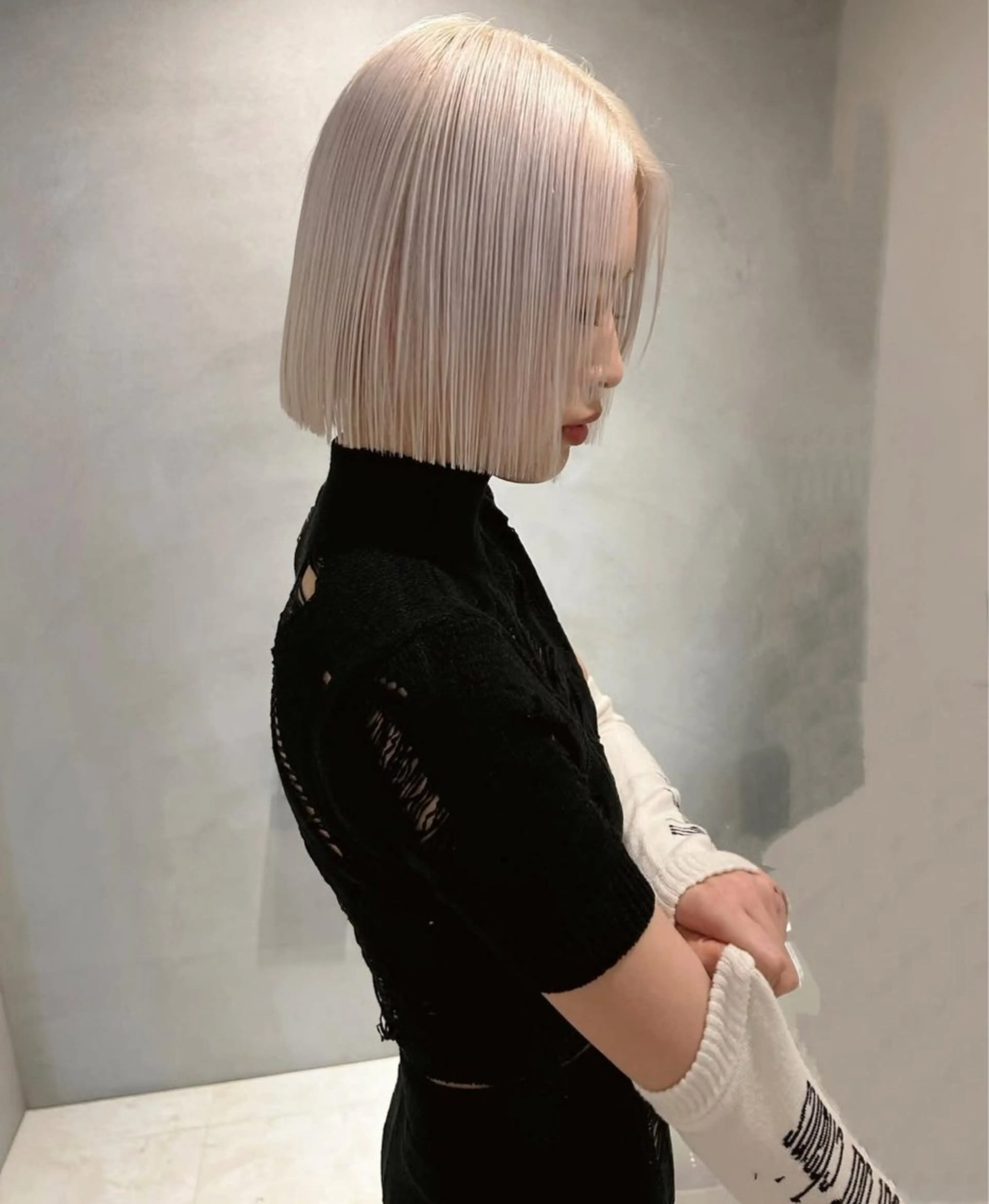 ハイブリーチブリーチ➕カラー➕トリートメントの写真