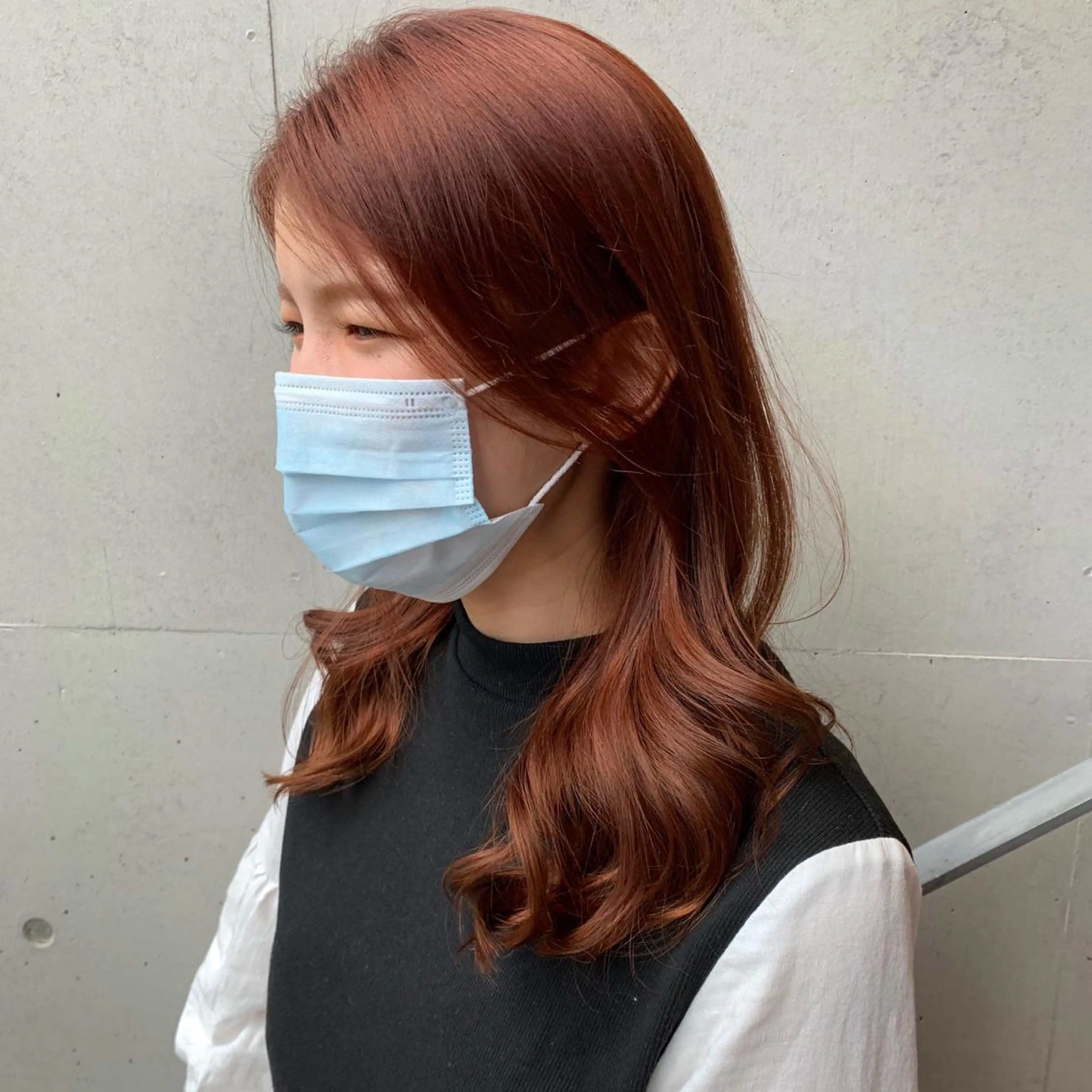 ミディアム カラー カット ヘアカラー トリートメント 森本 裕太 / ボブのヘアスタイル