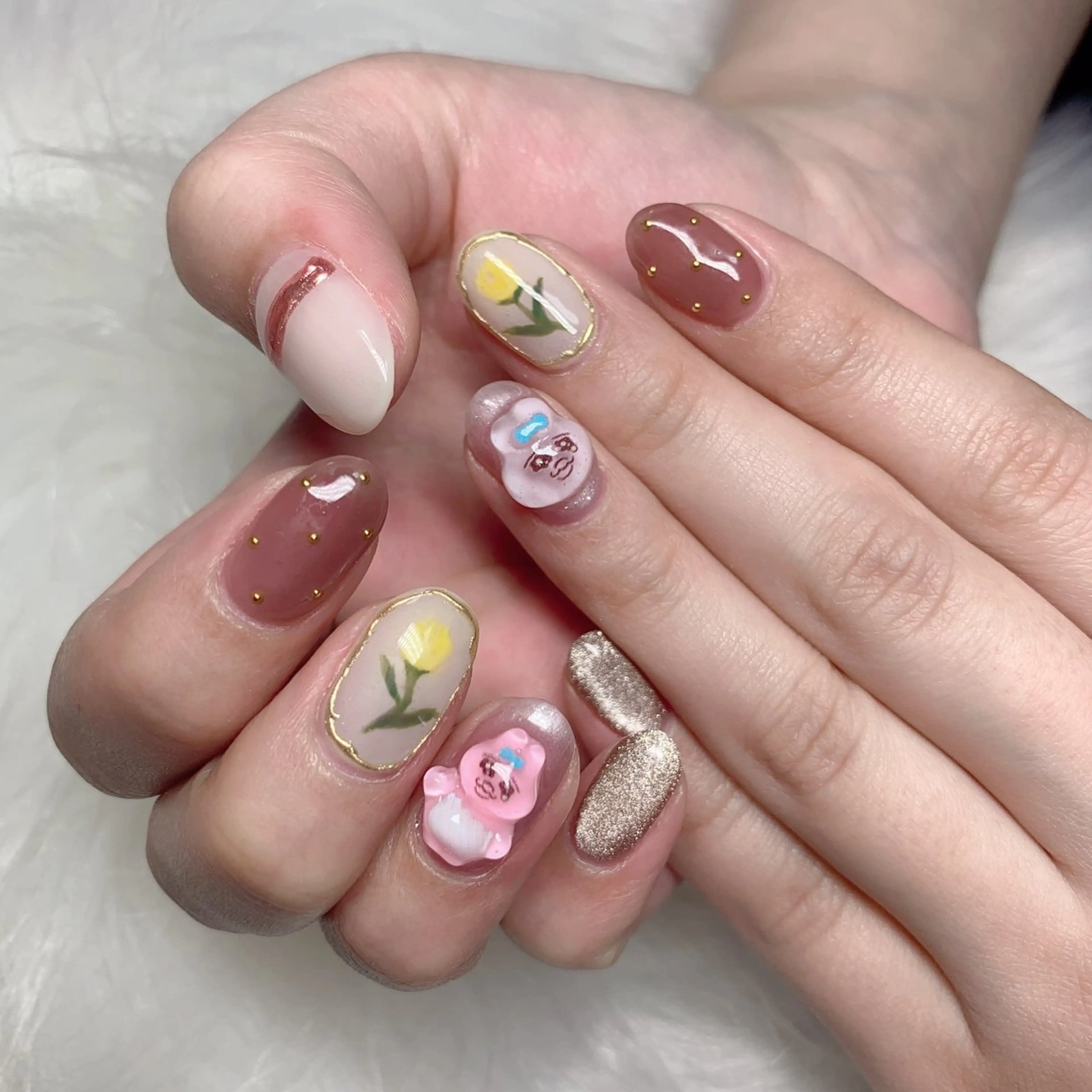 ネイル ハンドネイル 💅ネイルハウス🏡 🎀TOMO🎀のネイルデザイン