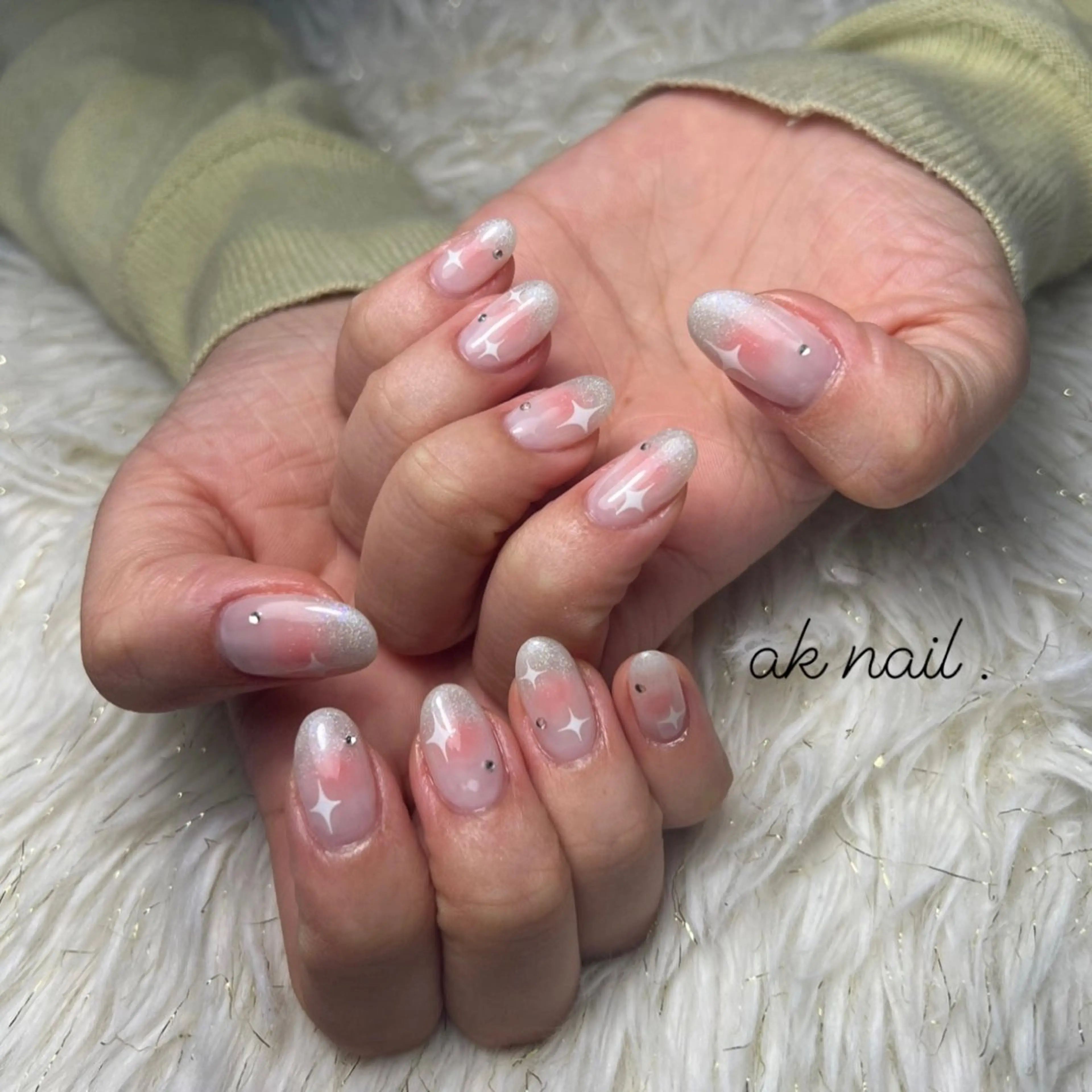 ネイル ハンドネイル ak nail .のネイルデザイン