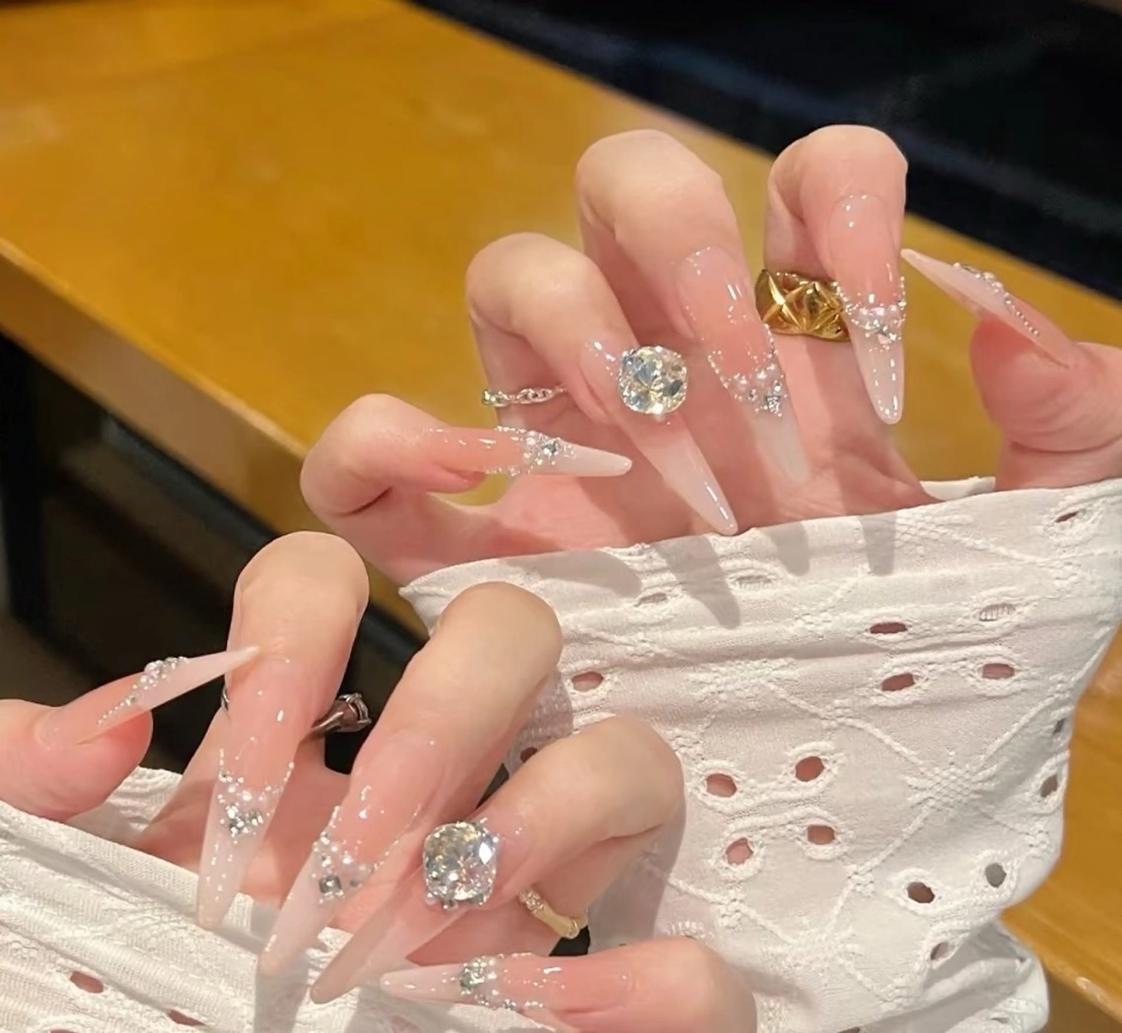 ネイル Miu Miu 🎀 長さだし專門のネイルデザイン