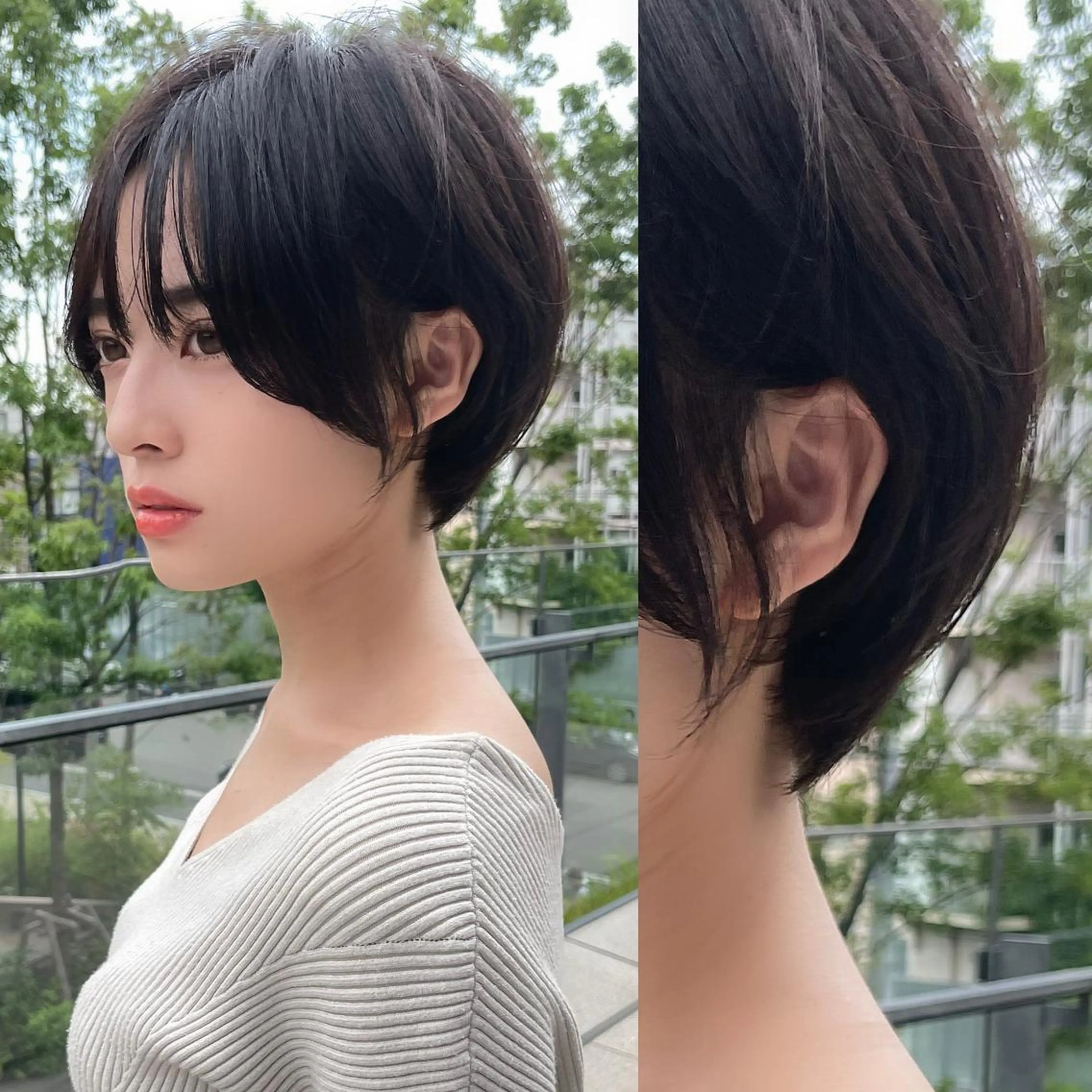 ショート カラー カット ヘアカラー トリートメント 【韓国　レイヤー 髪質改善✨】かずのヘアスタイル