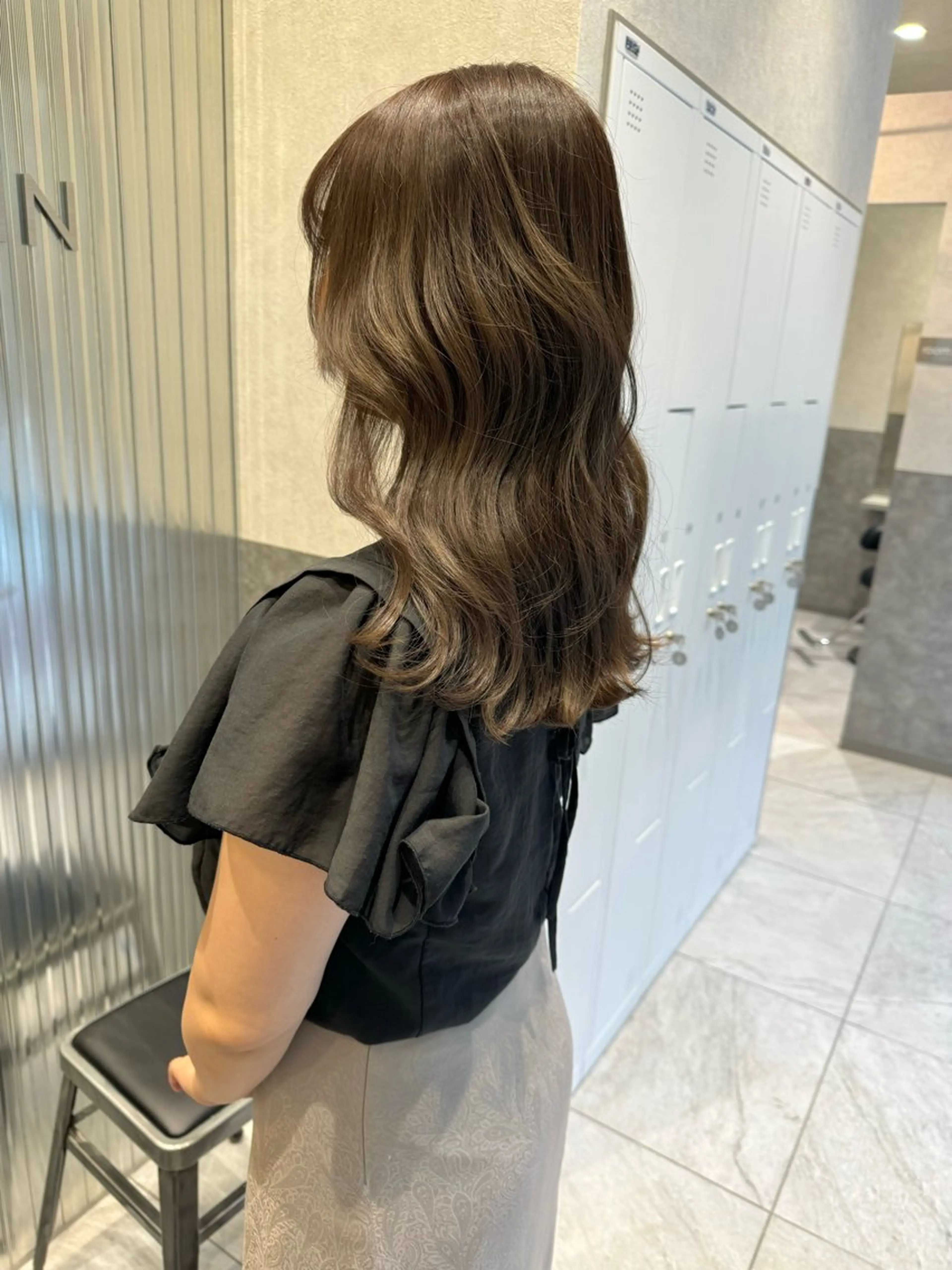 ミディアム カラー 透明感カラー ラベンダーカラー SALOWIN新潟万代店所属・SaKiho 🎀のヘアスタイル