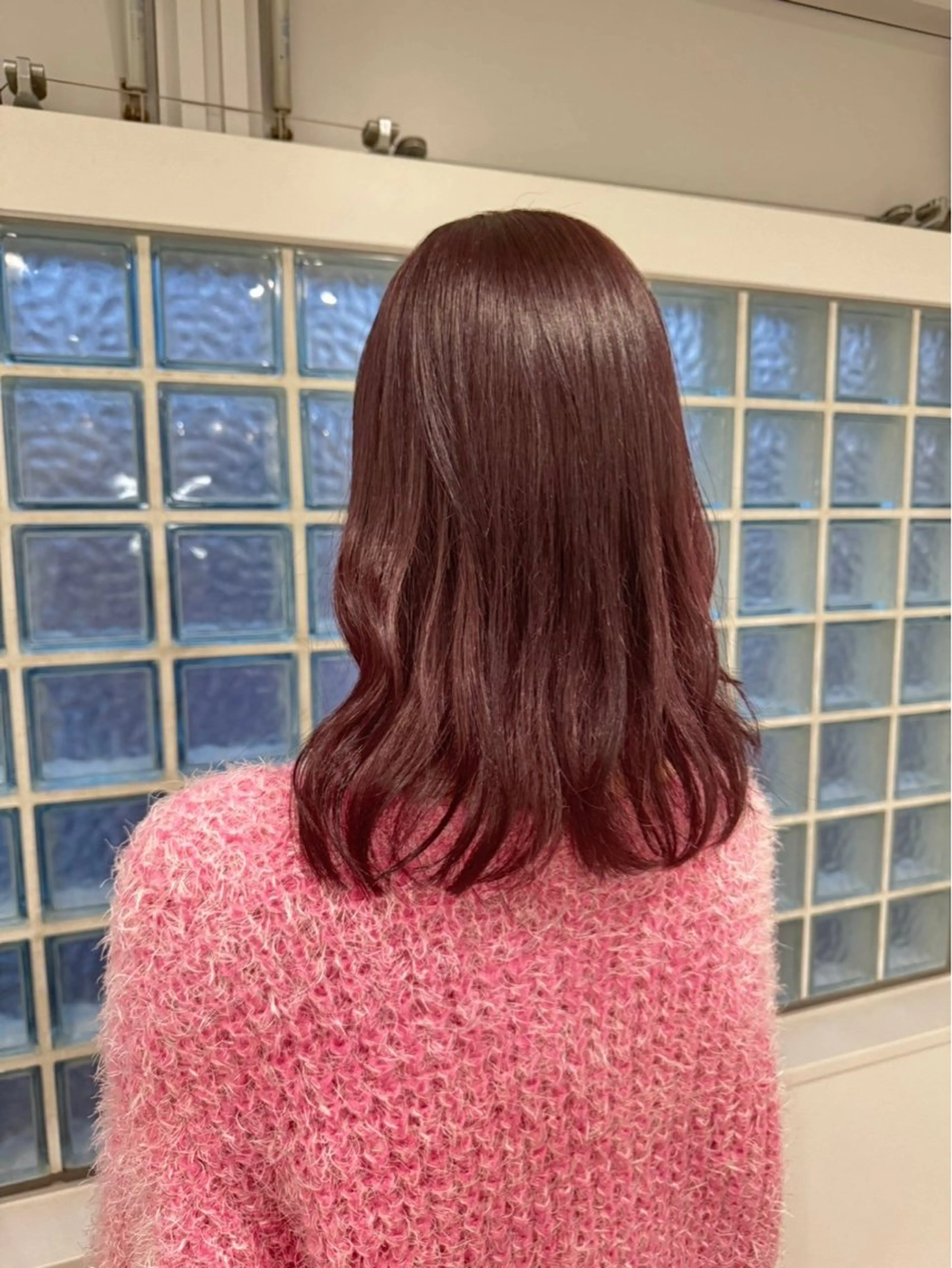 セミロング miku/ラベンダー 透明感カラー🪻❤︎のヘアスタイル