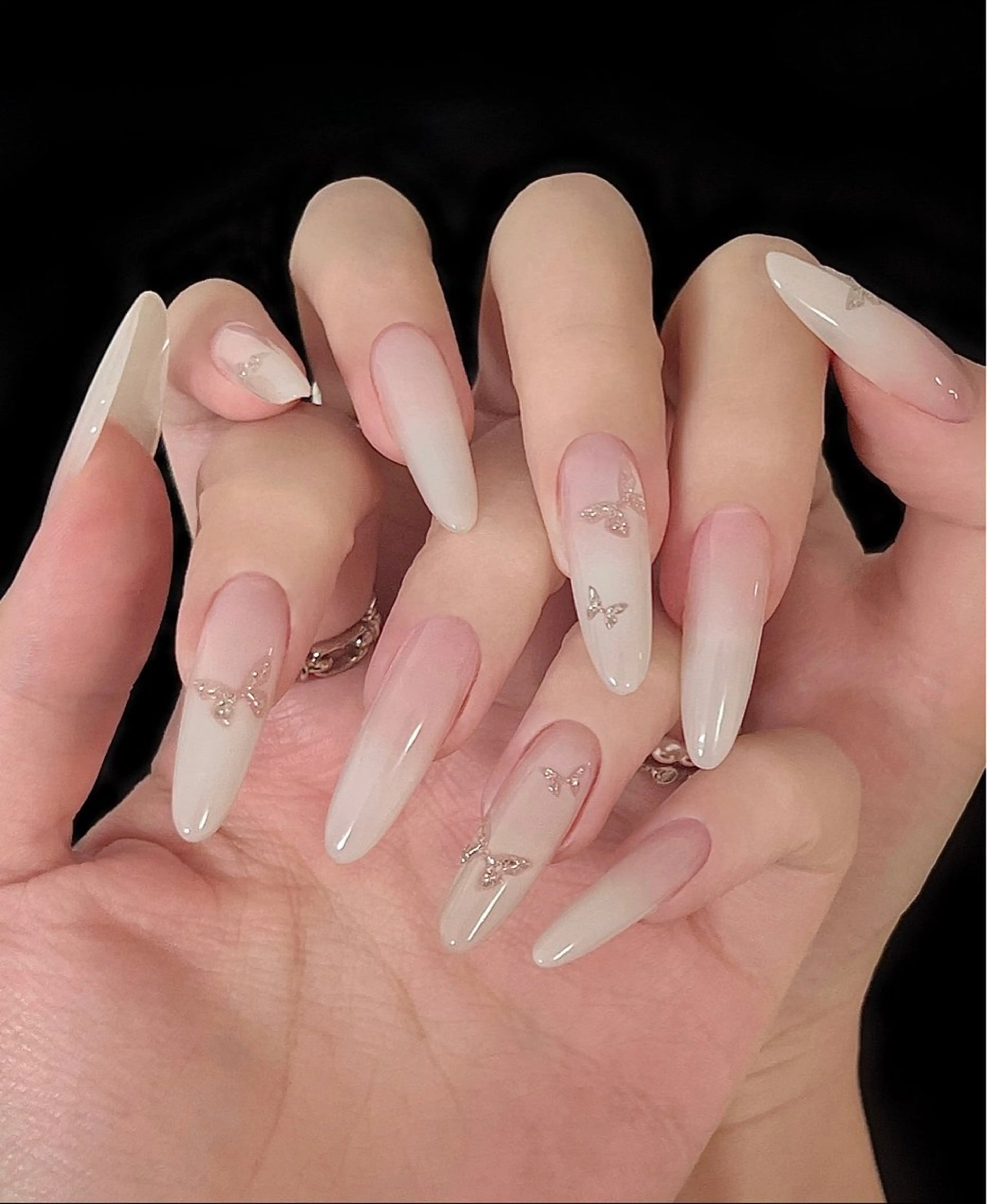 定額ネイル💅メニュー写真デザイン＋チップ長さだ10本★初回ジェルオフ込  8の写真