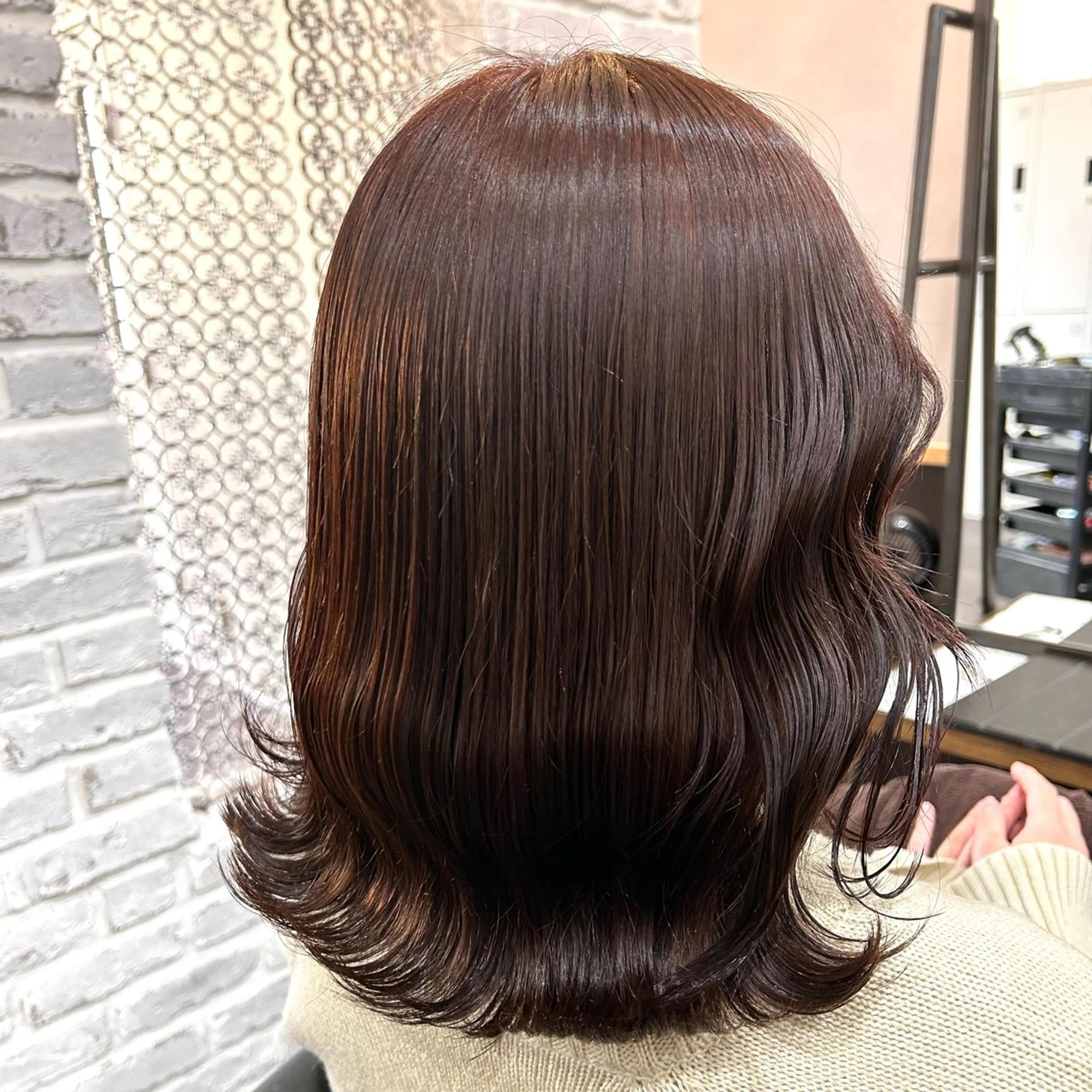 ミディアム カット ヘアカラー トリートメント 🦄🩵YUNA 🩵🦄のヘアスタイル