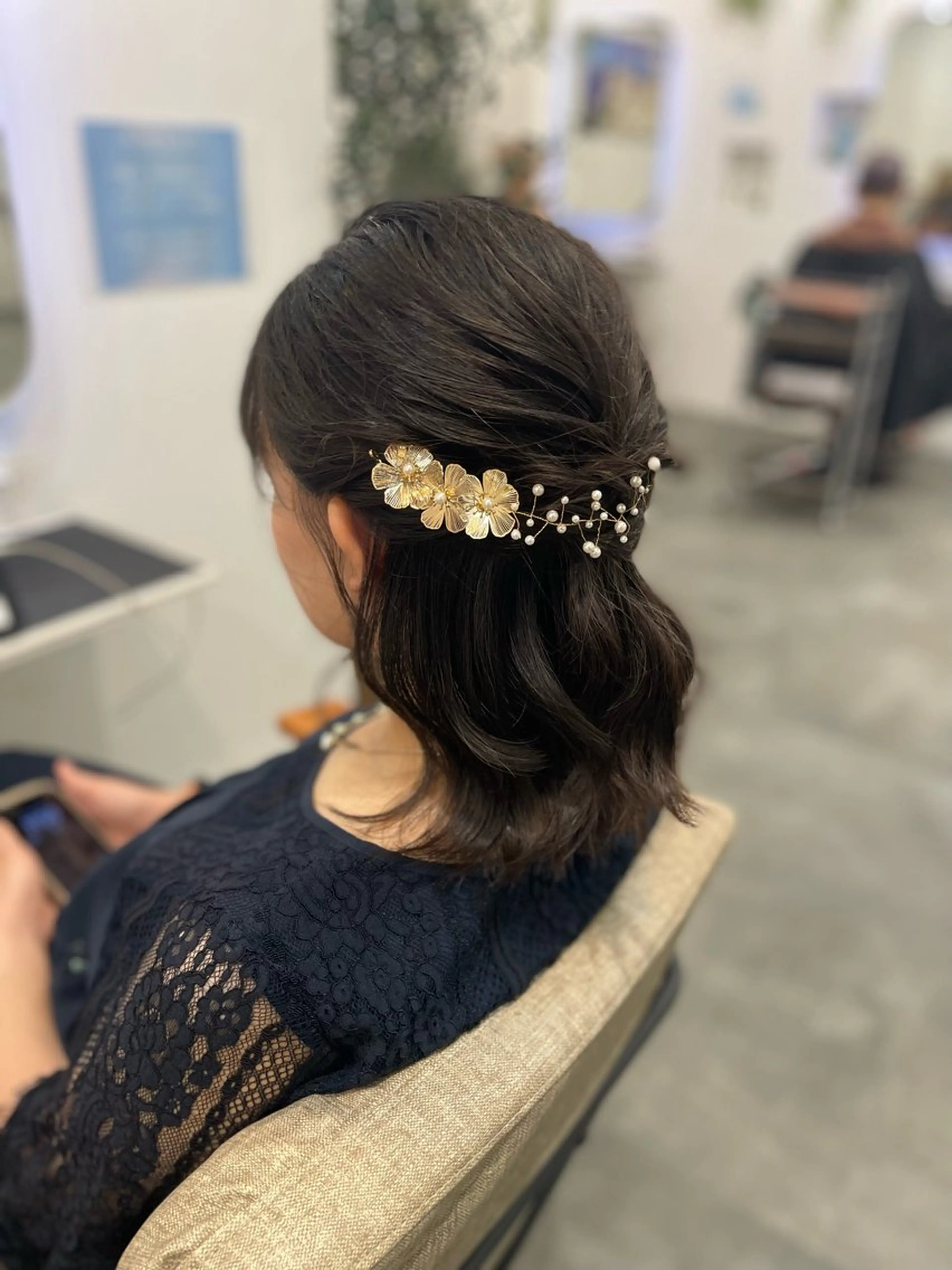 ヘアアレンジ ハーフアップ 結婚式・ブライダル ヘアセット ナチュラル🌿垢抜け 福澤ゆきあのヘアスタイル