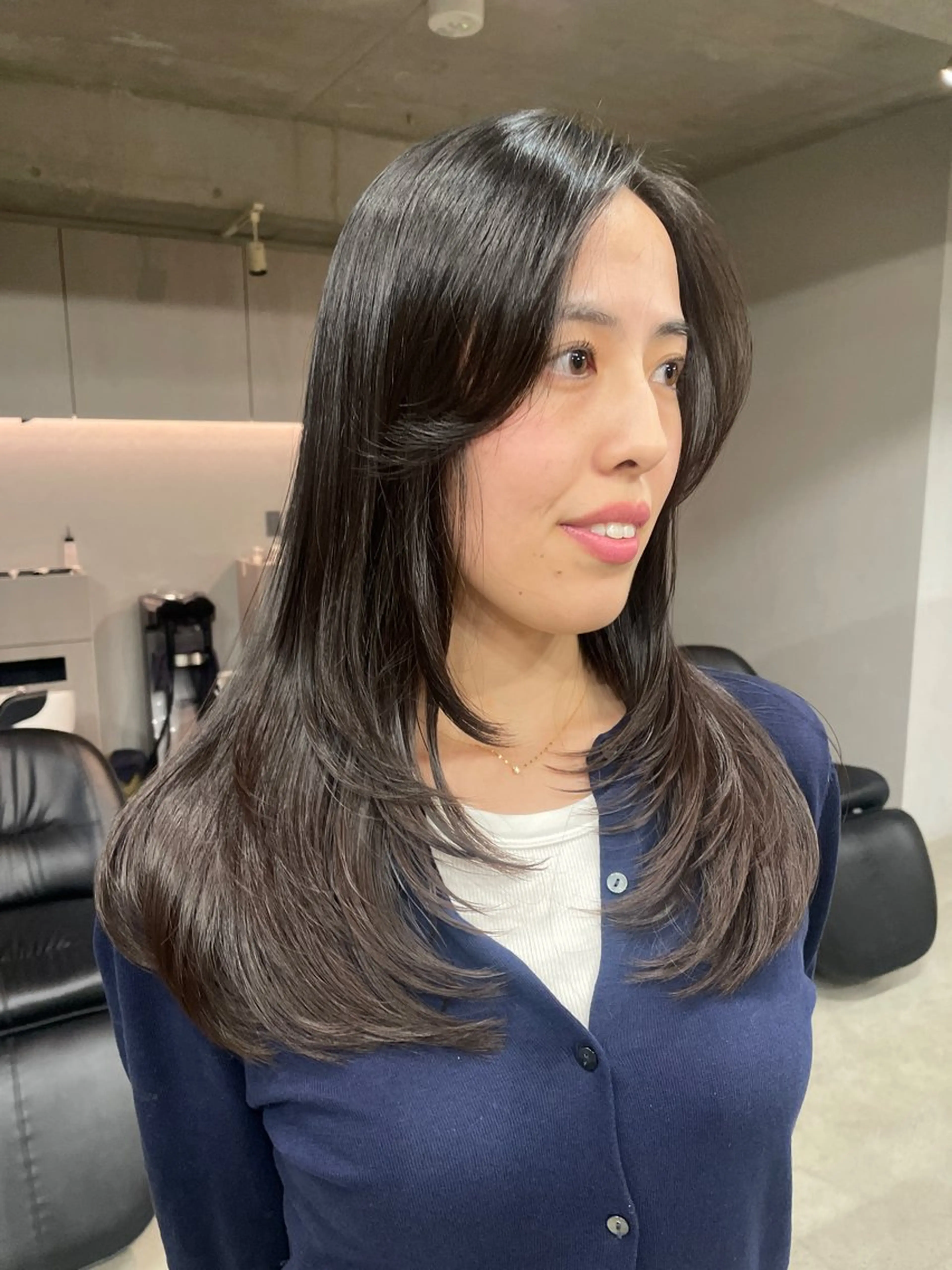 ロング カラー カット ヘアカラー トリートメント 表参道/髪質改善・ 透明感 colorのヘアスタイル