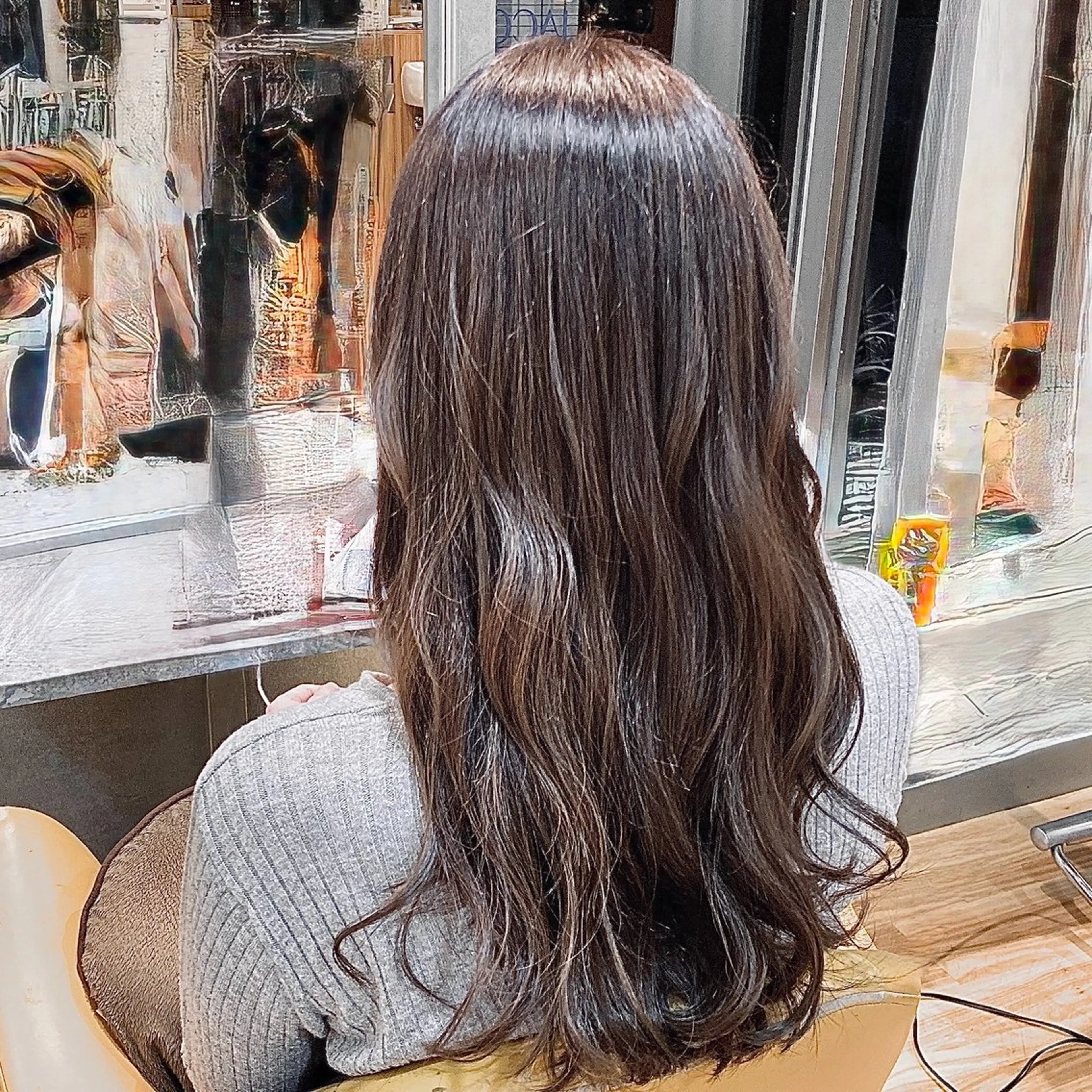 前髪カット＋シャンプー＋ハホニコ3stepトリートメント＋巻き下ろしの写真