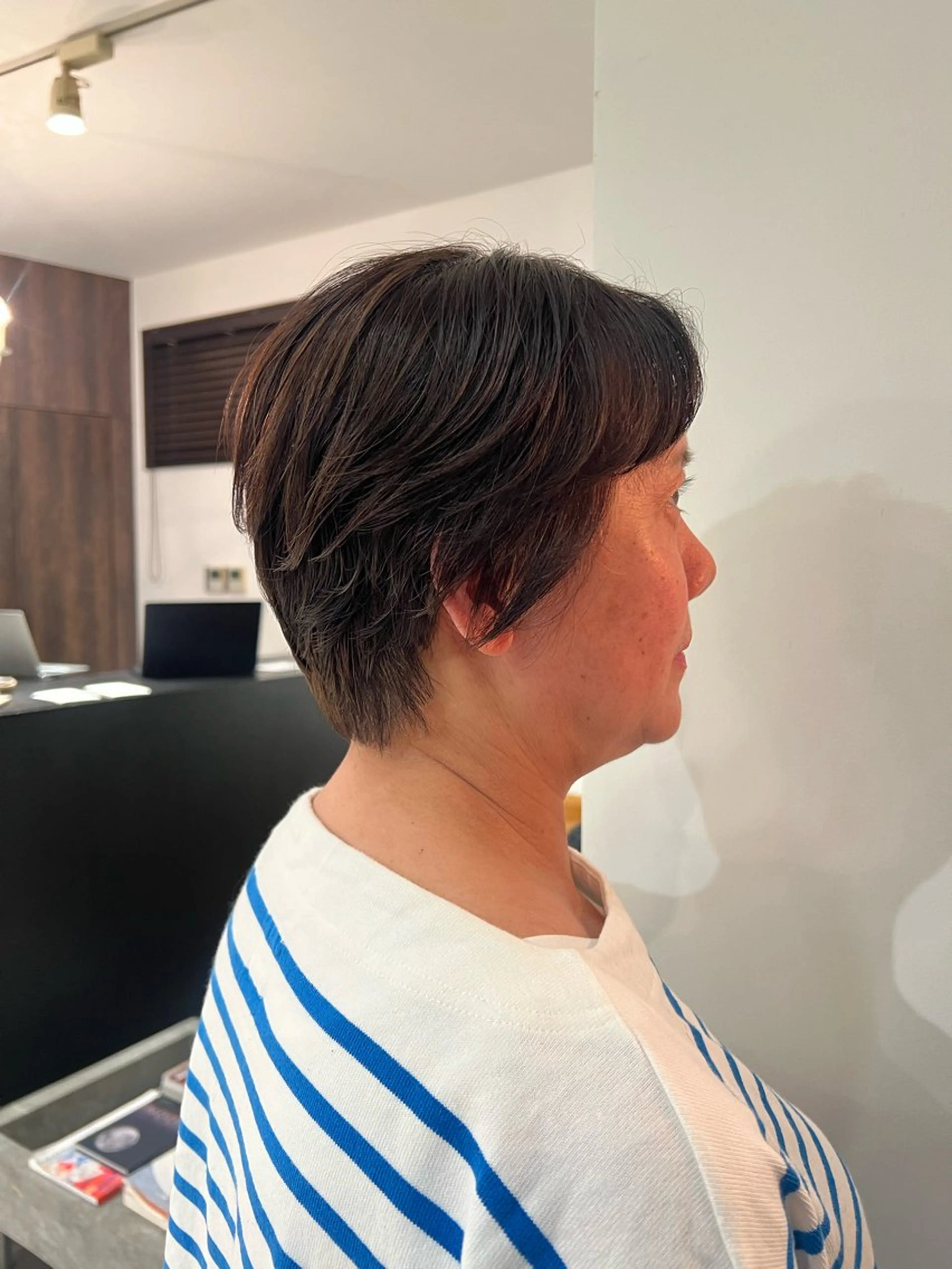 ショート デザインカット 加藤園のヘアスタイル