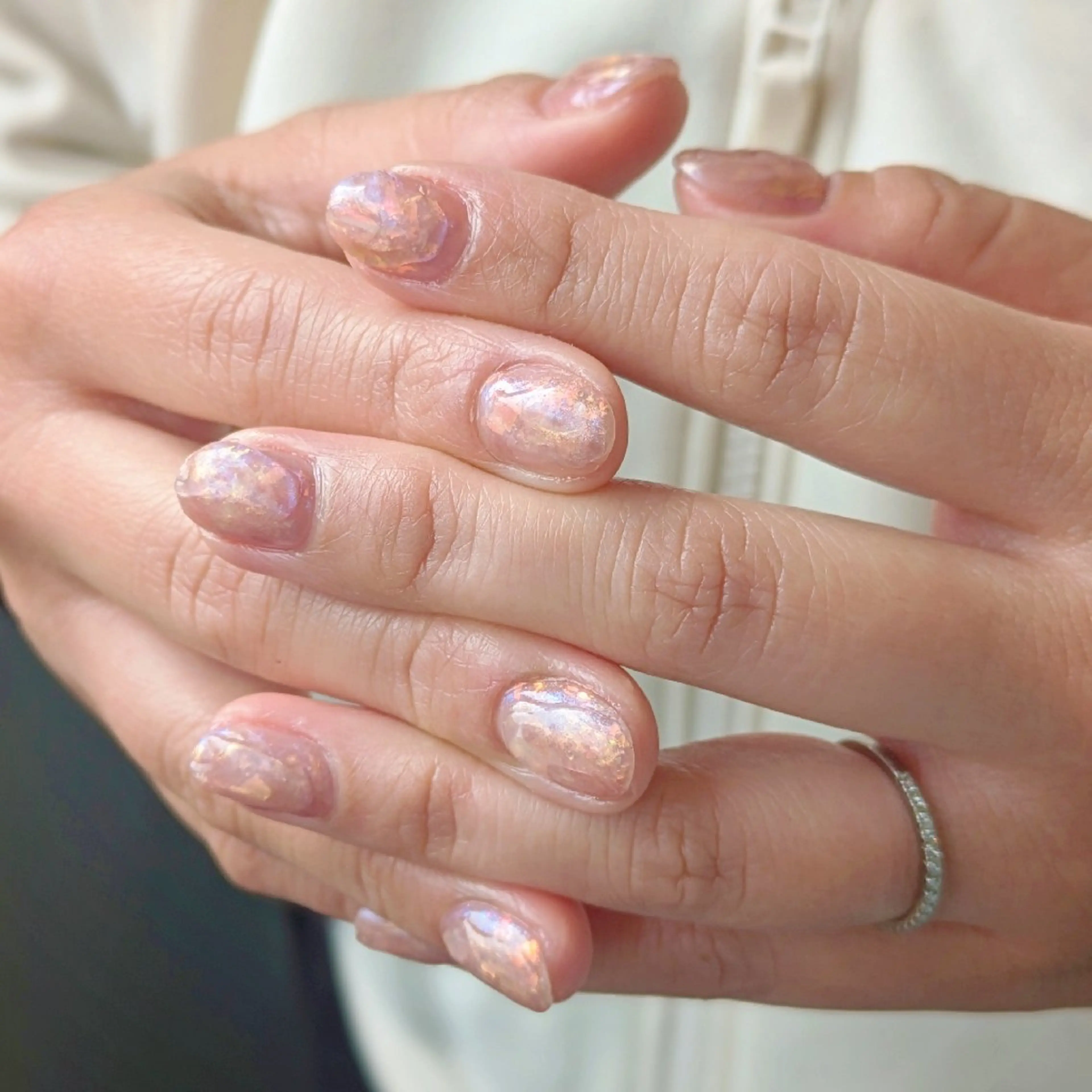 ネイル 桜ネイル 入学式 ピンク ハンドネイル jolie  ISIHARAのネイルデザイン