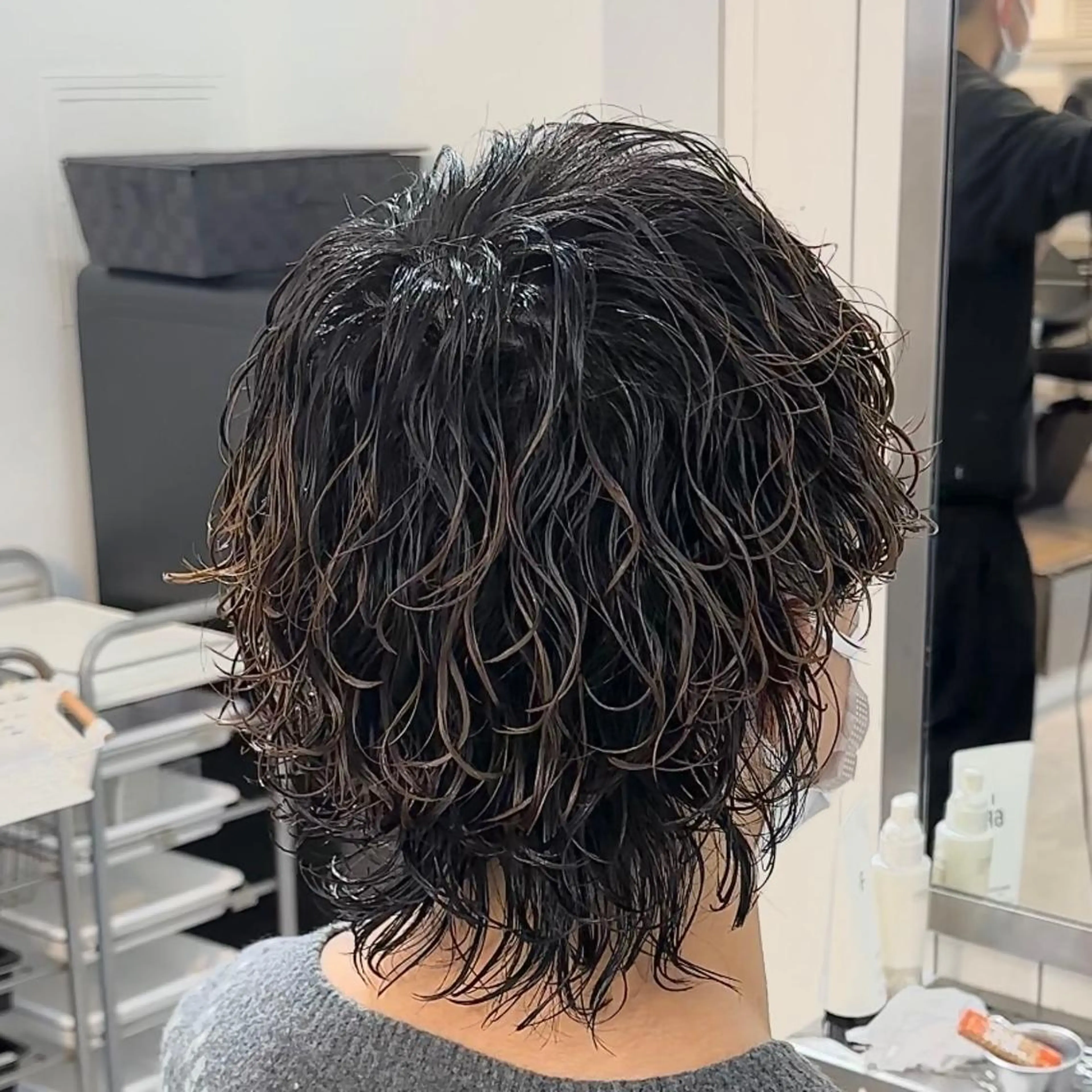 ショート パーマ ウルフカット カット パーマ dot.グループ指名 No.1橋本滉太のヘアスタイル