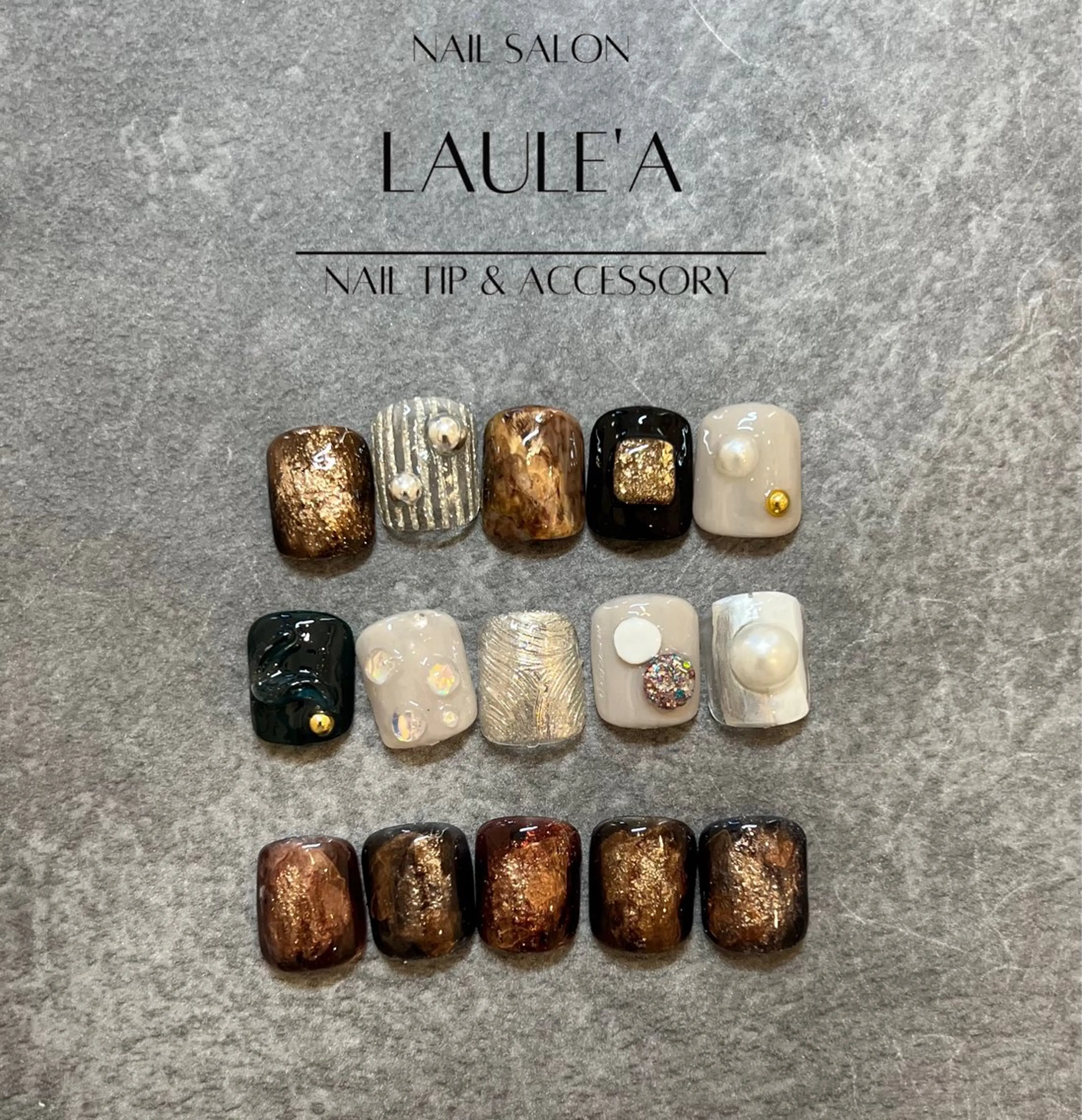 ネイル アートネイル ハンドネイル nailsalon Laule'aのネイルデザイン