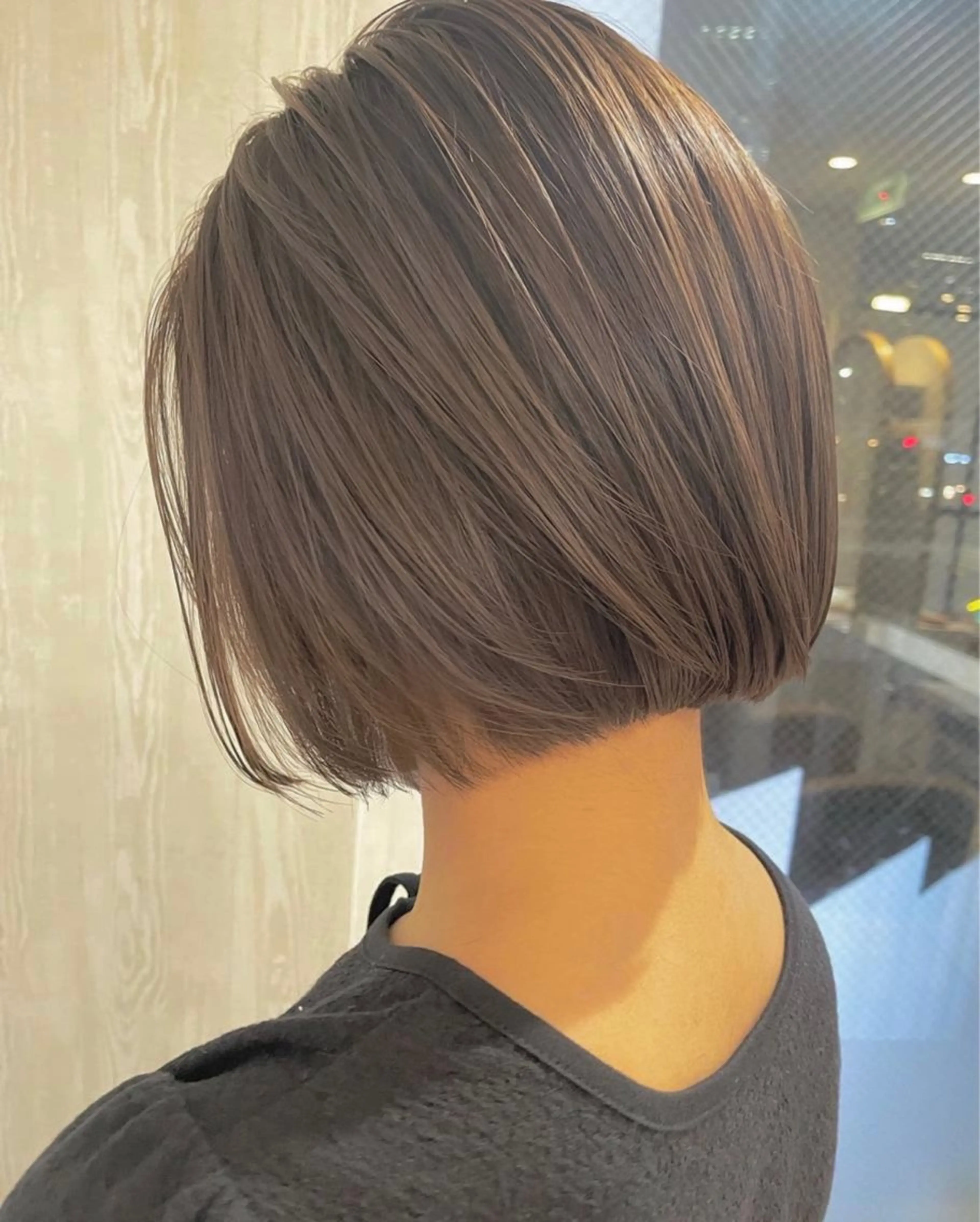 ミディアム カラー ブリーチ ダブルカラー ブリーチなしカラー カット ヘアカラー トリートメント 河合秀明/ショート /ボブ/レイヤーのヘアスタイル