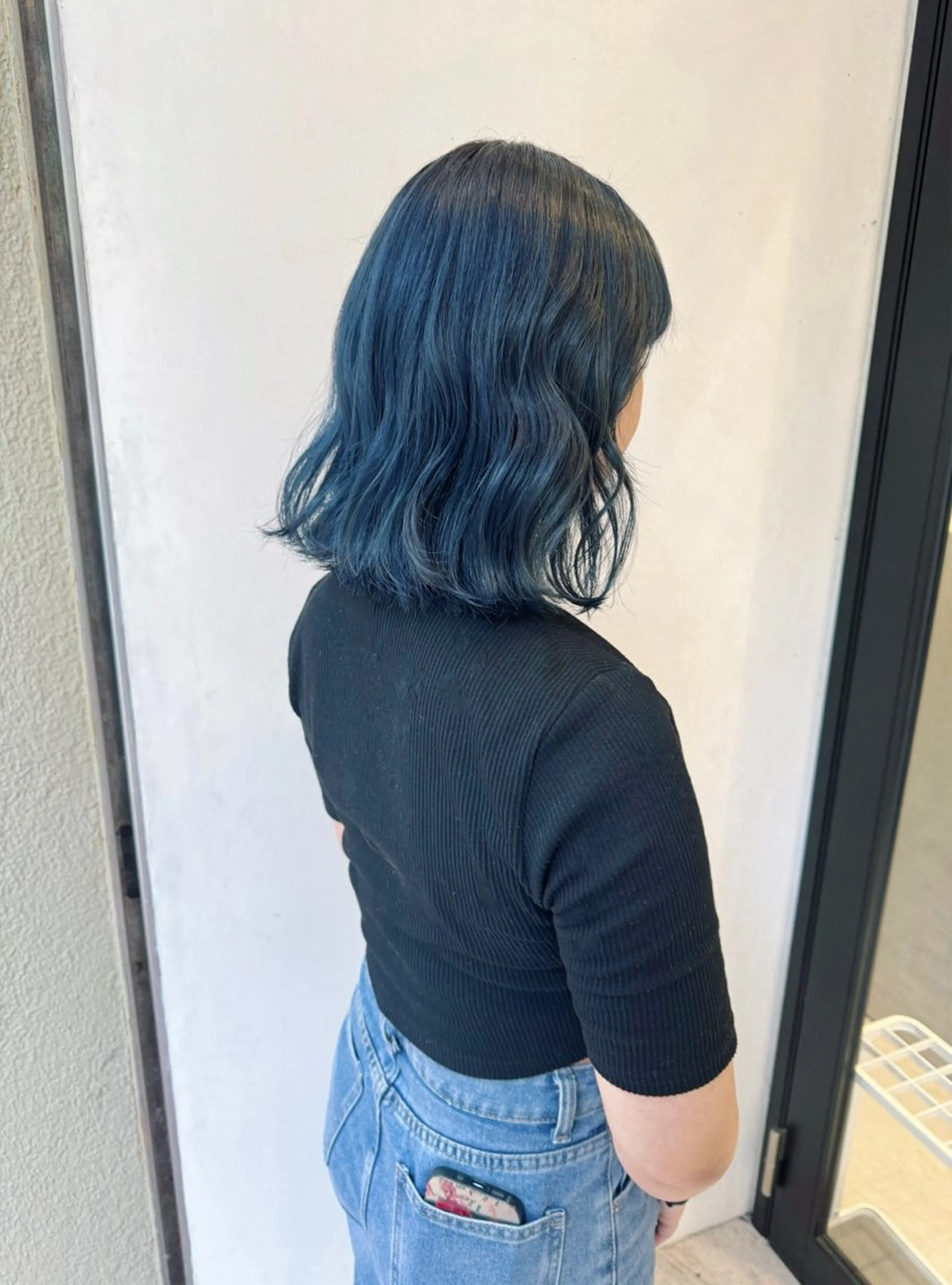 ショート カラー ブルーカラー オレンジ ヘアカラー トリートメント SALOWIN新潟万代店所属・SaKiho 🎀のヘアスタイル