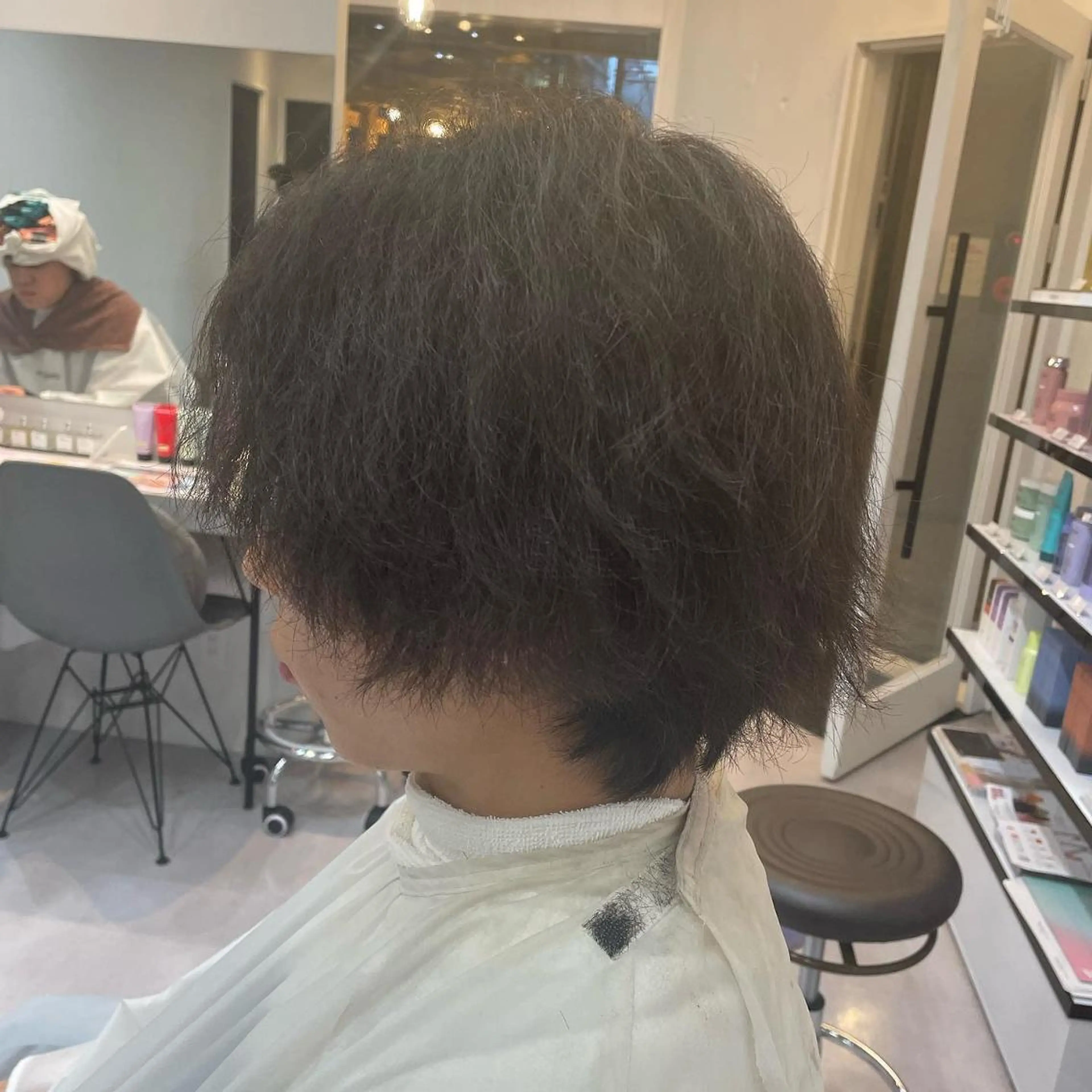 ショート 髪質改善× ハイライト溝江のヘアスタイル