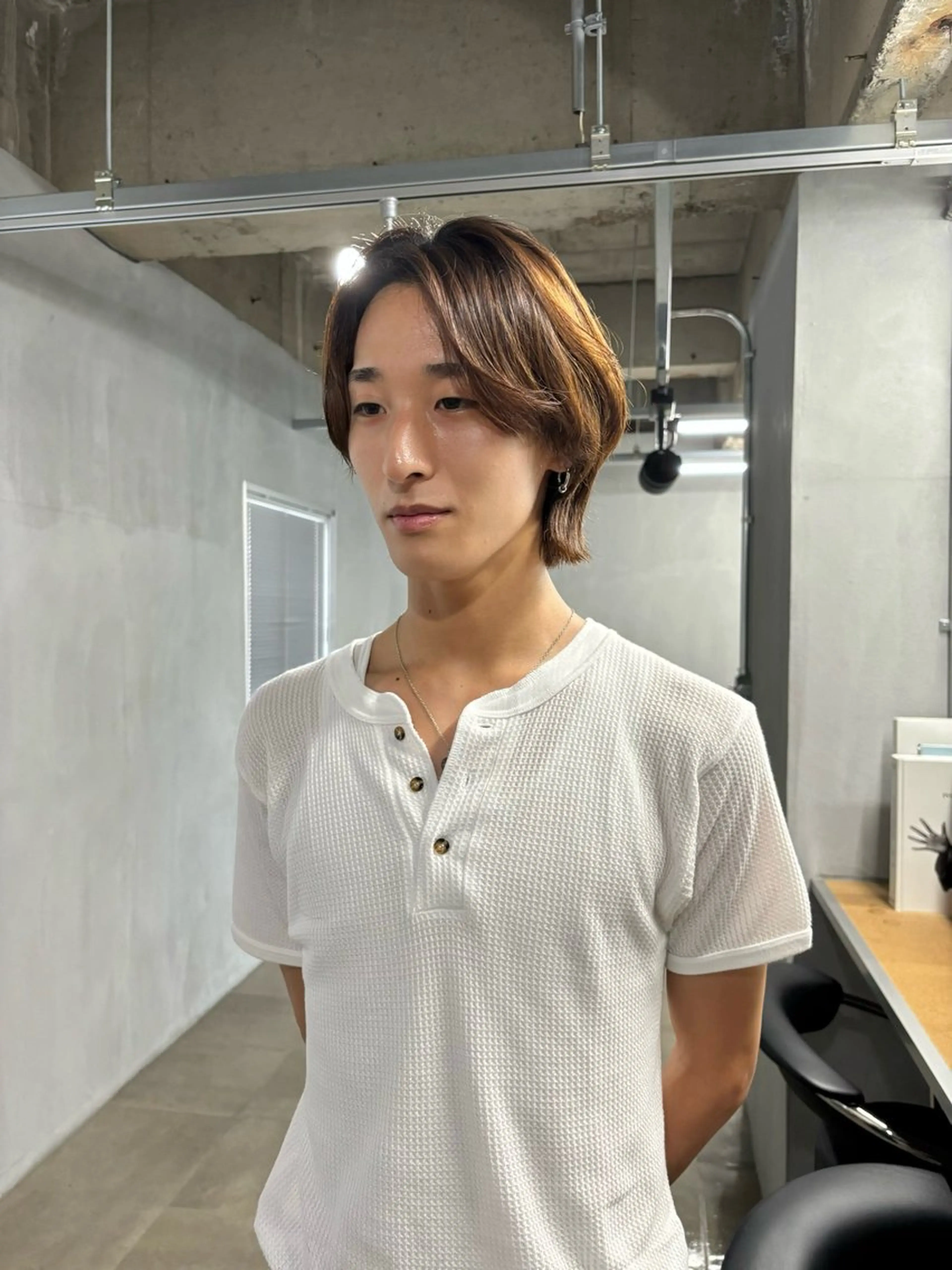 ショート カラー パーマ メンズ カット ヘアカラー トリートメント メンズ/ダブルカラー /パーマ/来栖慧💈のヘアスタイル