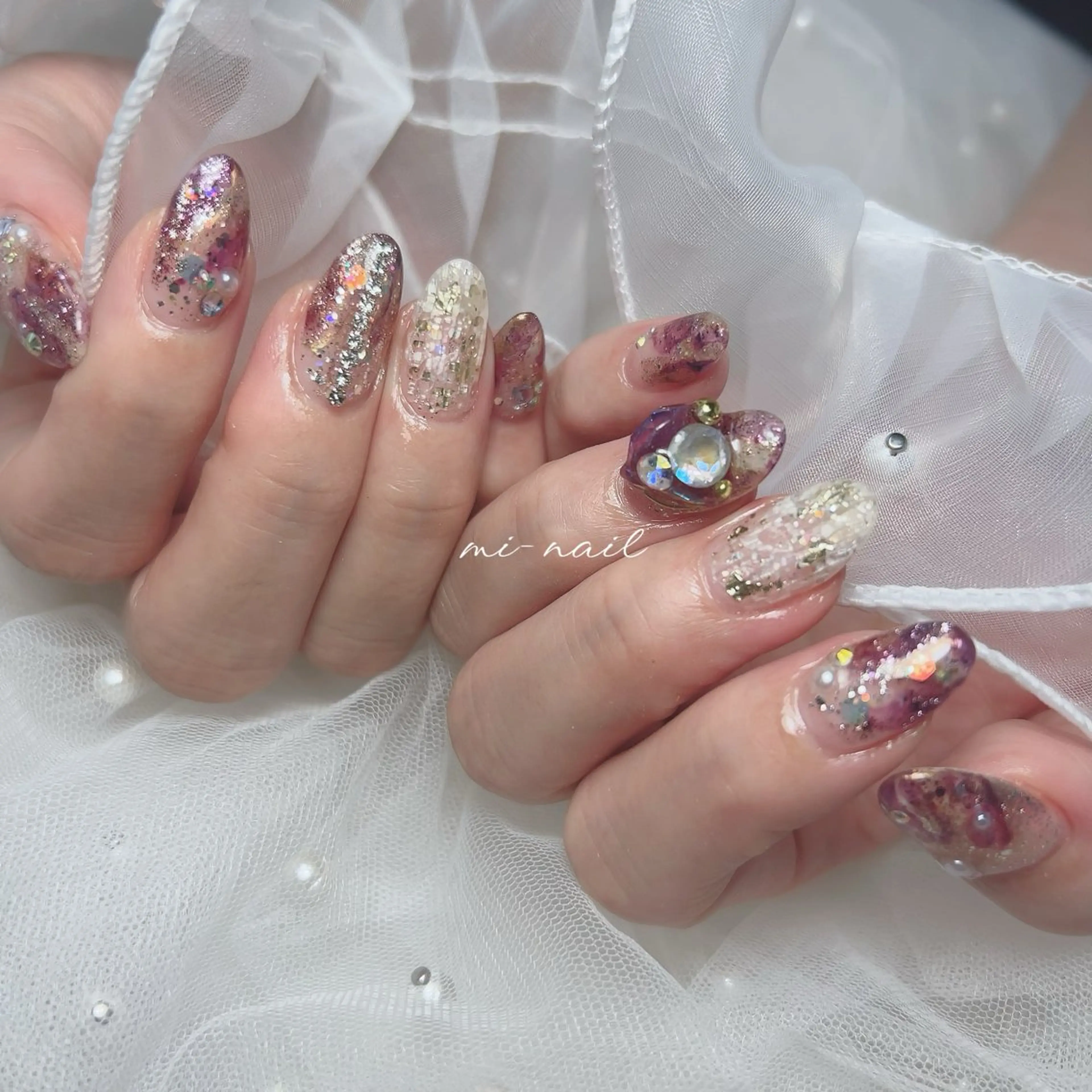 ネイル ハンドネイル ..mi_nail..所属・..mi-nail ..のネイルデザイン