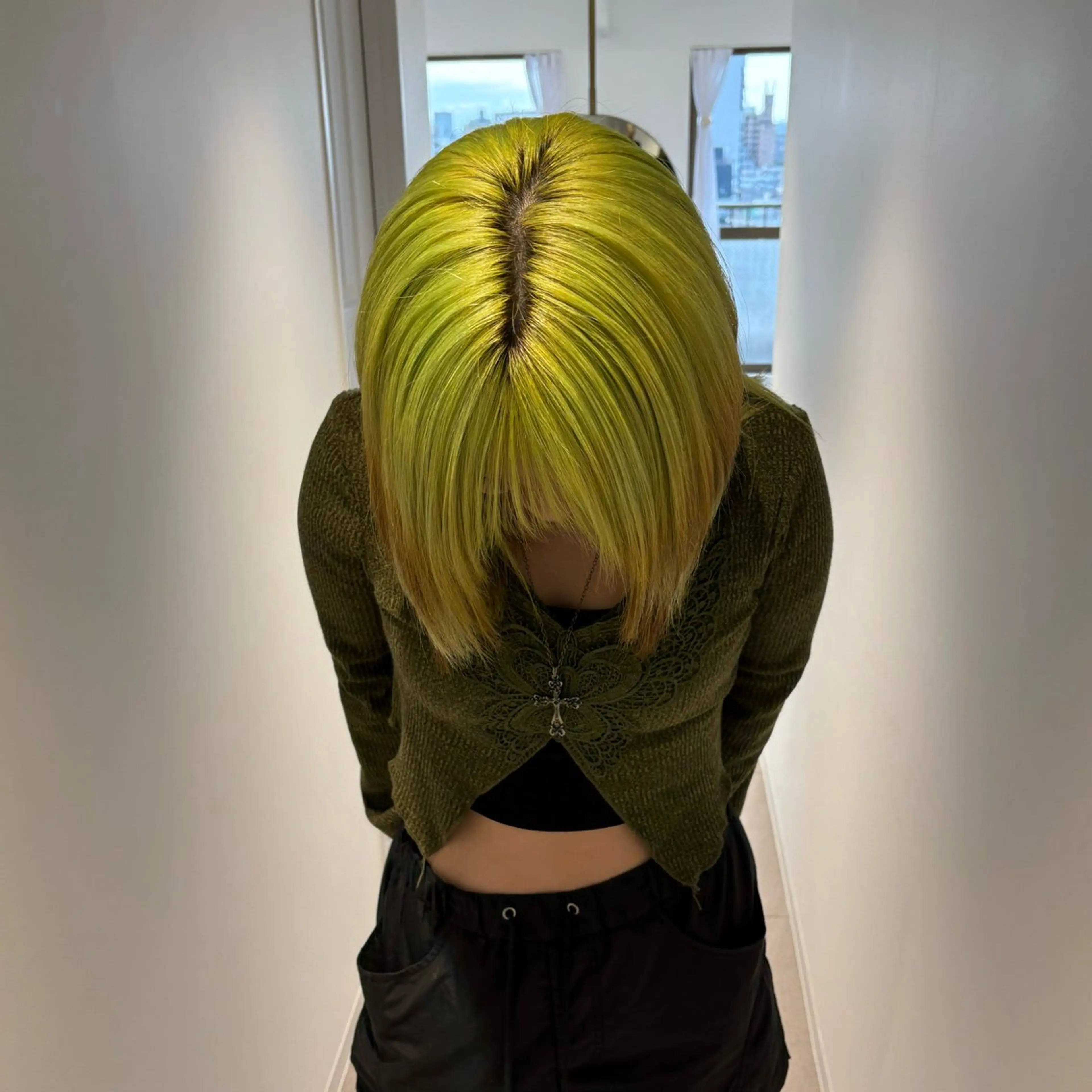 セミロング EGO 池袋 RIO🖤⋆͛*͛のヘアスタイル