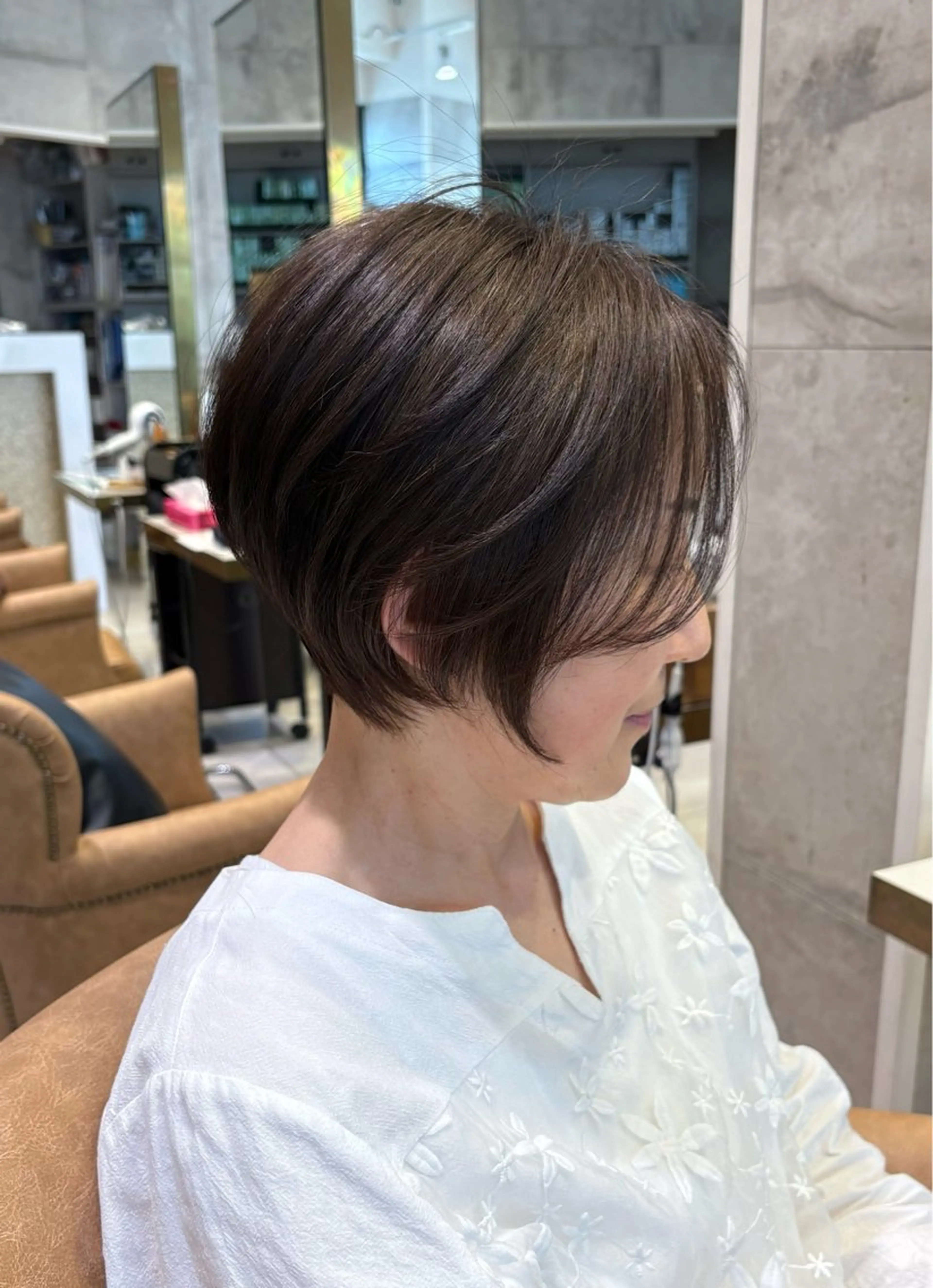 ショート カラー カット ヘアカラー ヘッドスパ 高橋 佳愛のヘアスタイル