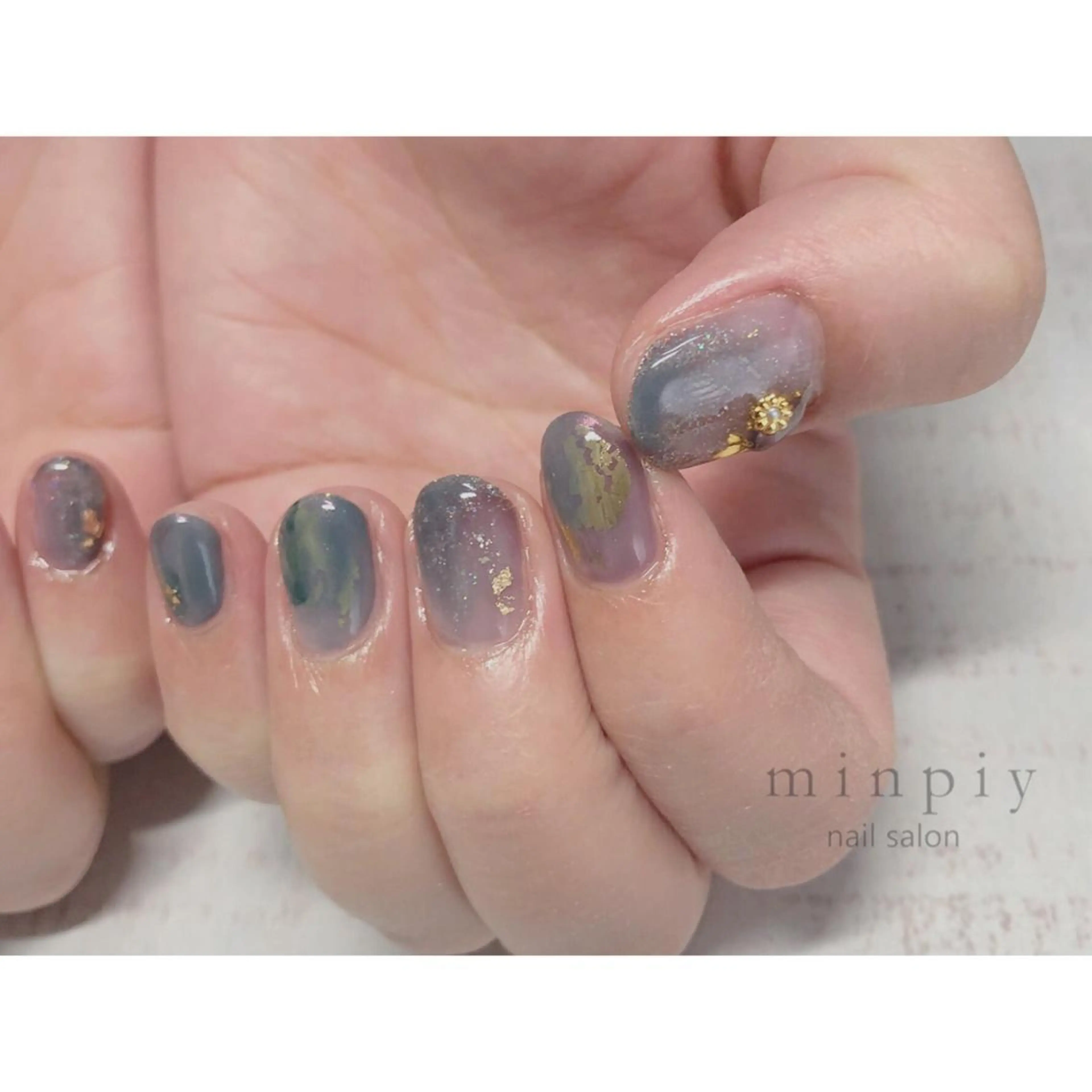 ネイル 𖡼 yumenoのネイルデザイン