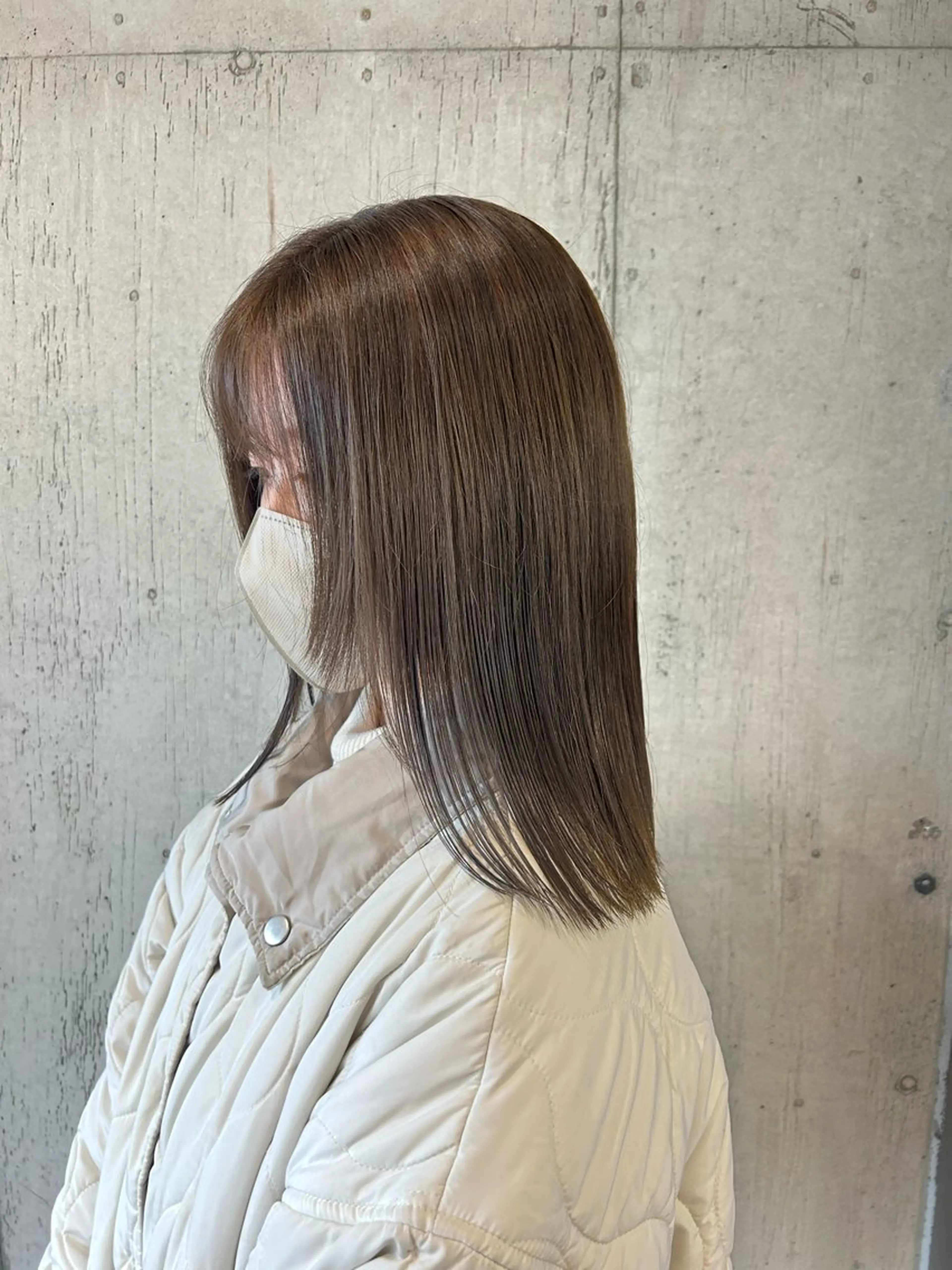ミディアム カラー ヘアカラー 🤡うる艶カラー 🤡みさきのヘアスタイル