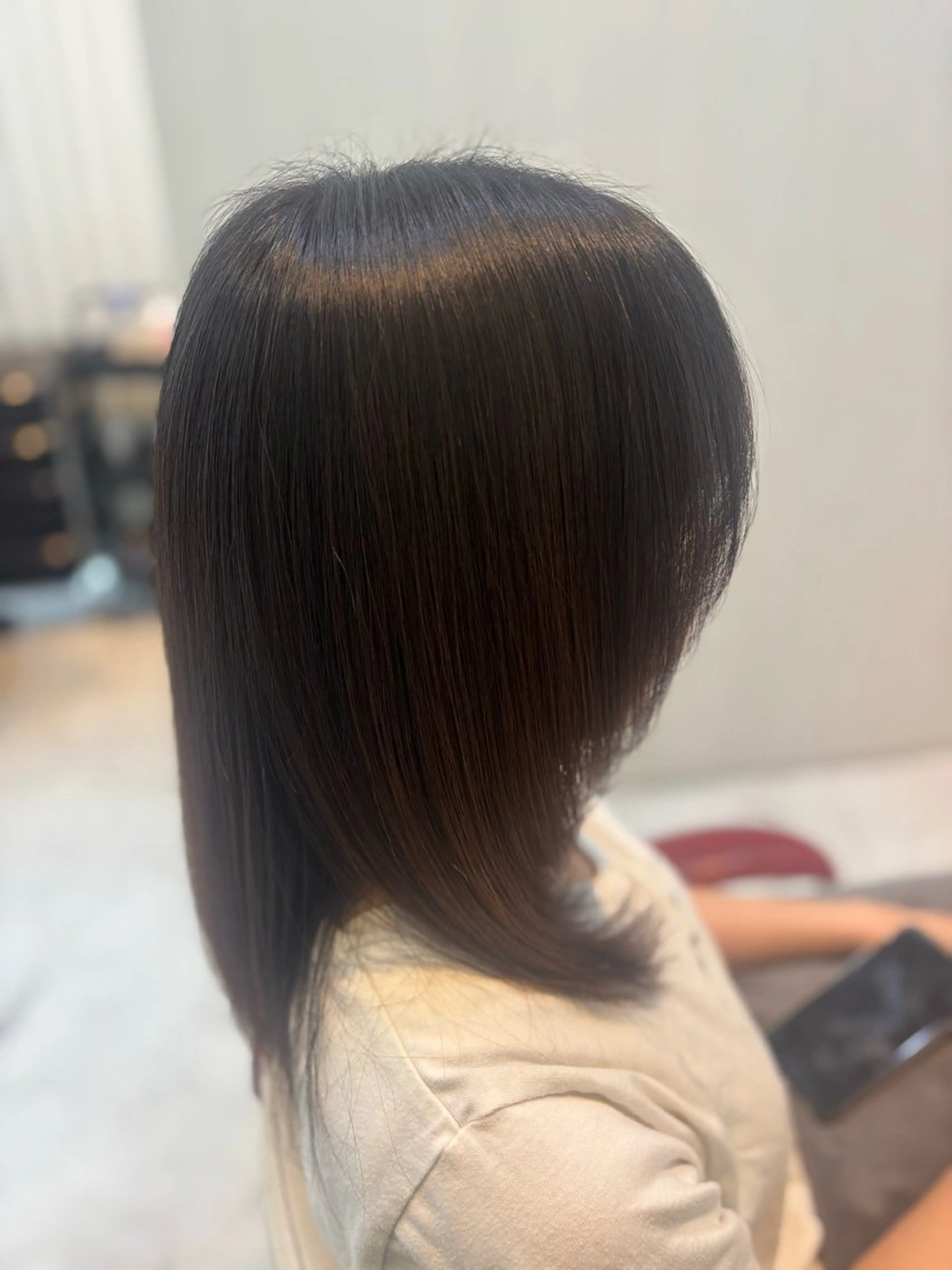 ミディアム 顔まわりレイヤー レイヤーカット カット Loops 北山田所属・すなが/ カットモデル募集中のヘアスタイル