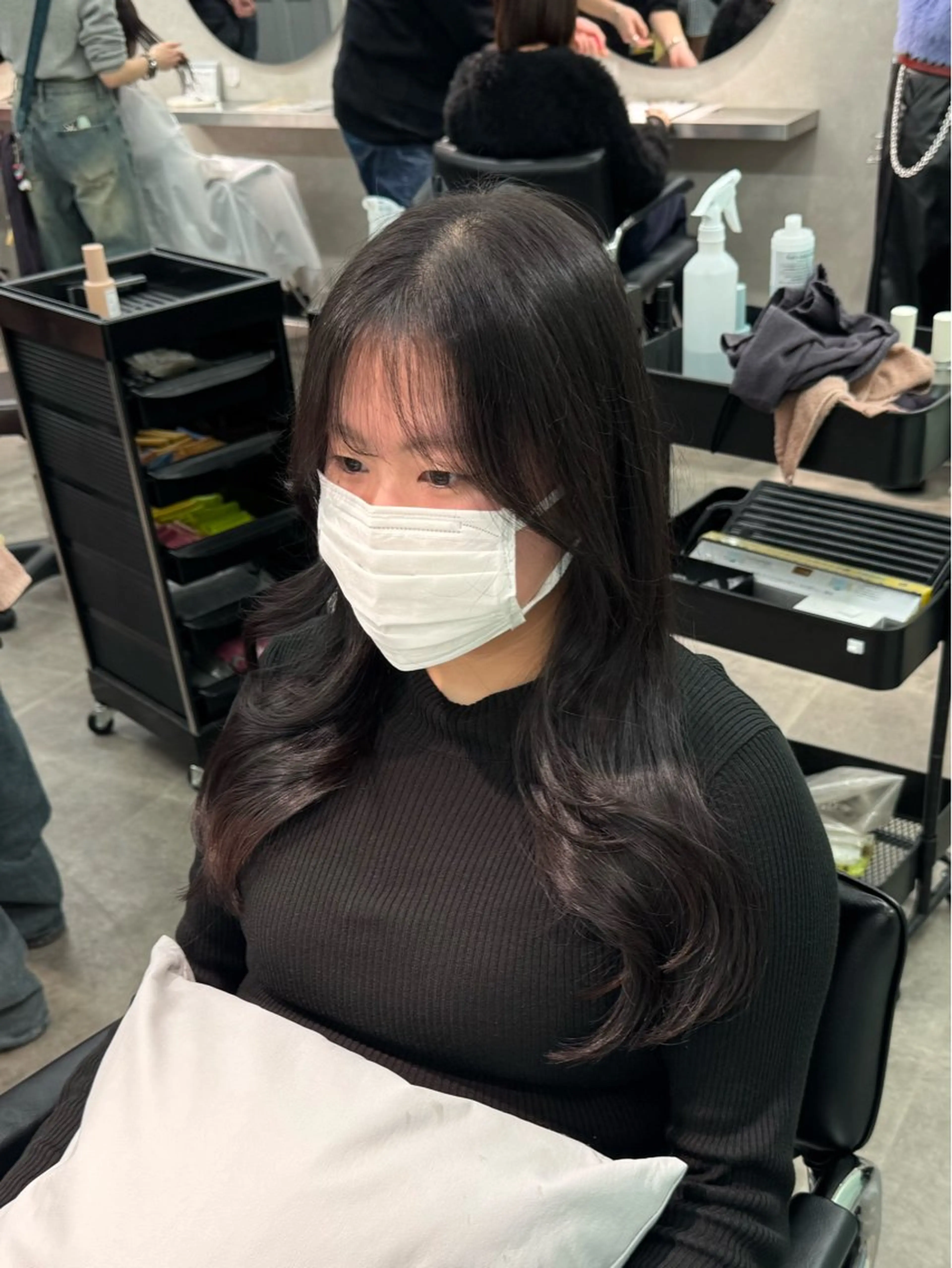 ロング レイヤーカット カット ヘアカラー 韓国特化🇰🇷千葉 /レイヤーカット竜生のヘアスタイル