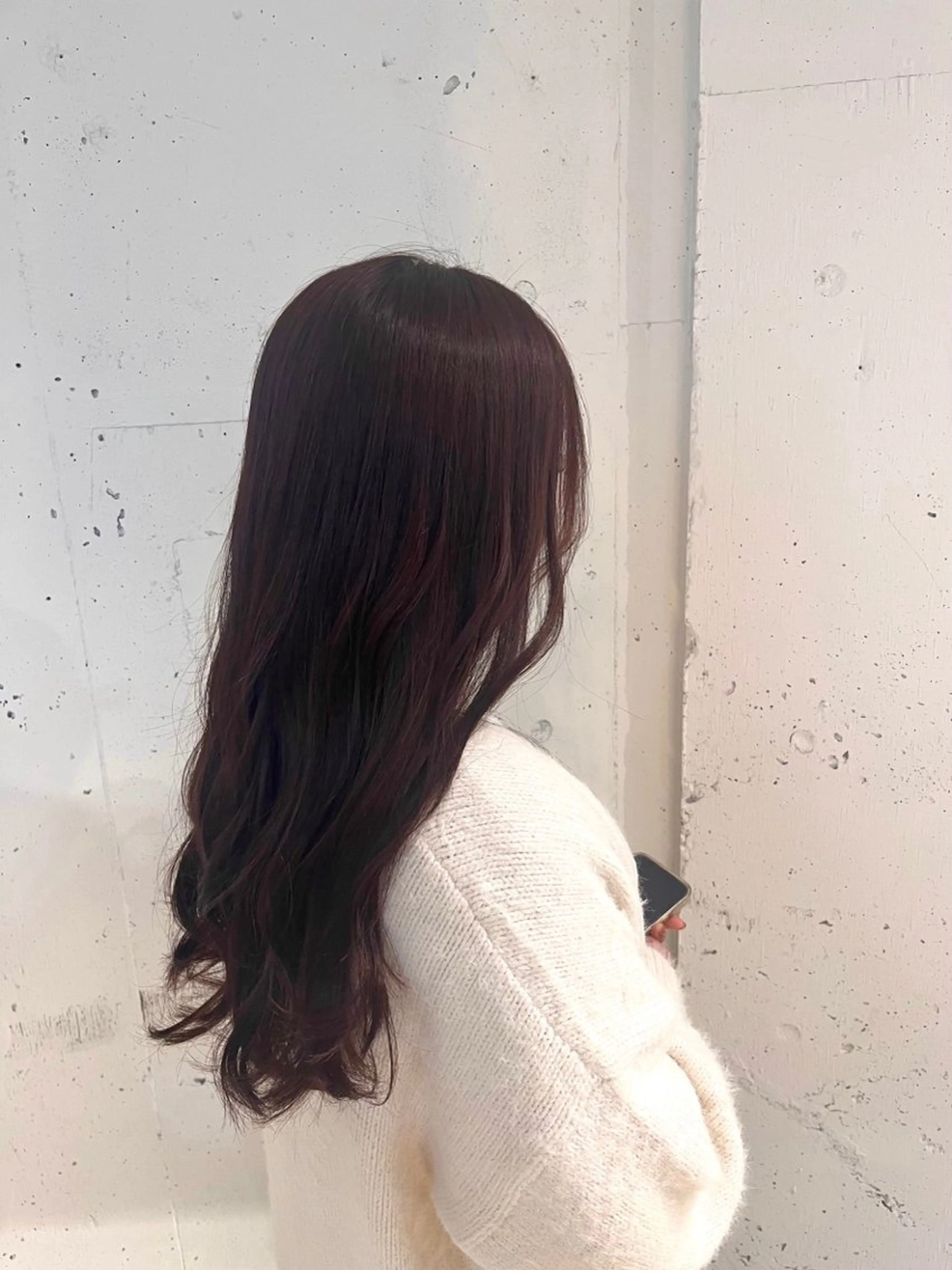 ロング カラー ゆあ♡ 髪質改善×美髪矯正のヘアスタイル