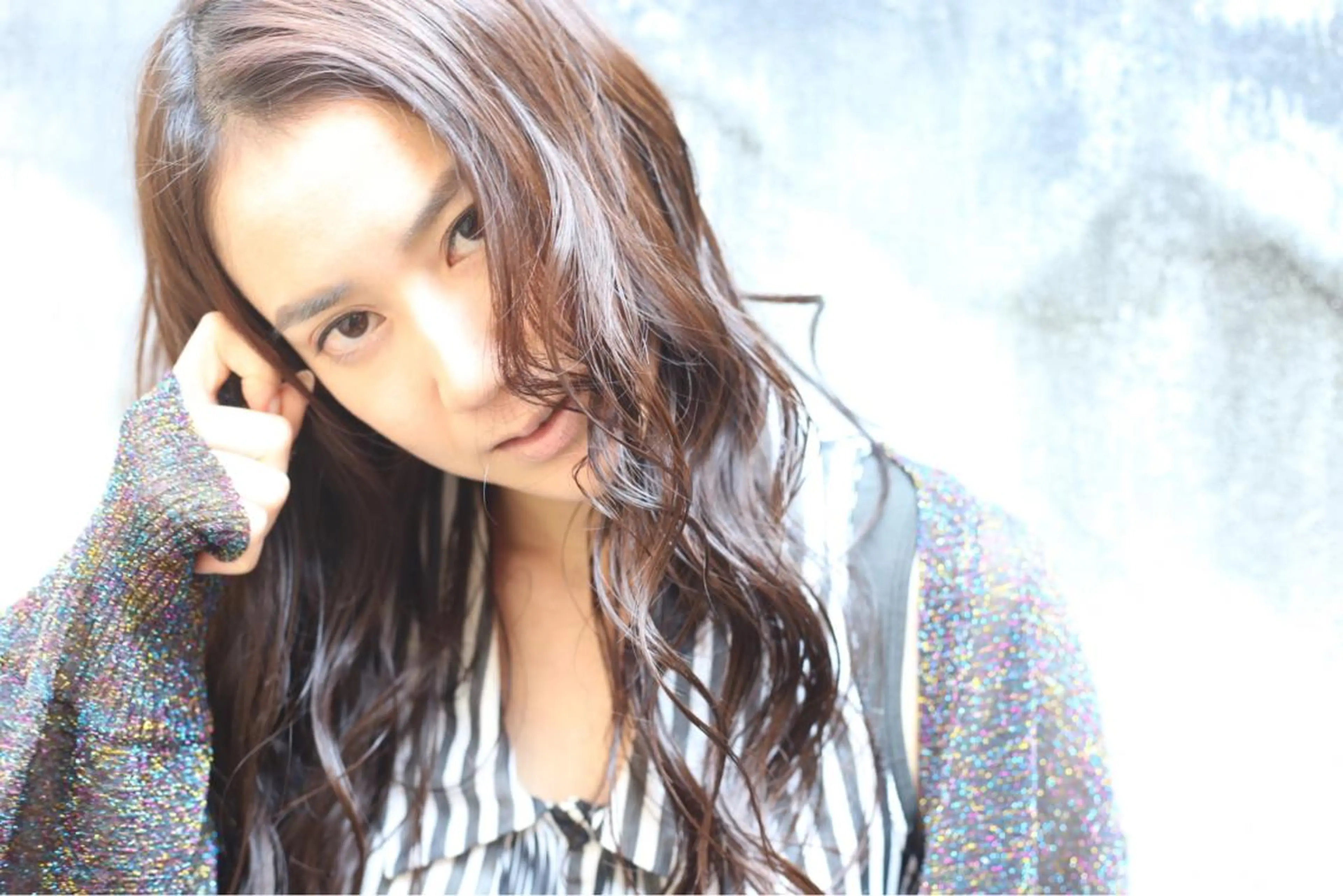 ロング カラー ブラウンカラー ショコラブラウン カット ヘアカラー トリートメント vato マンツーマンサロンのヘアスタイル
