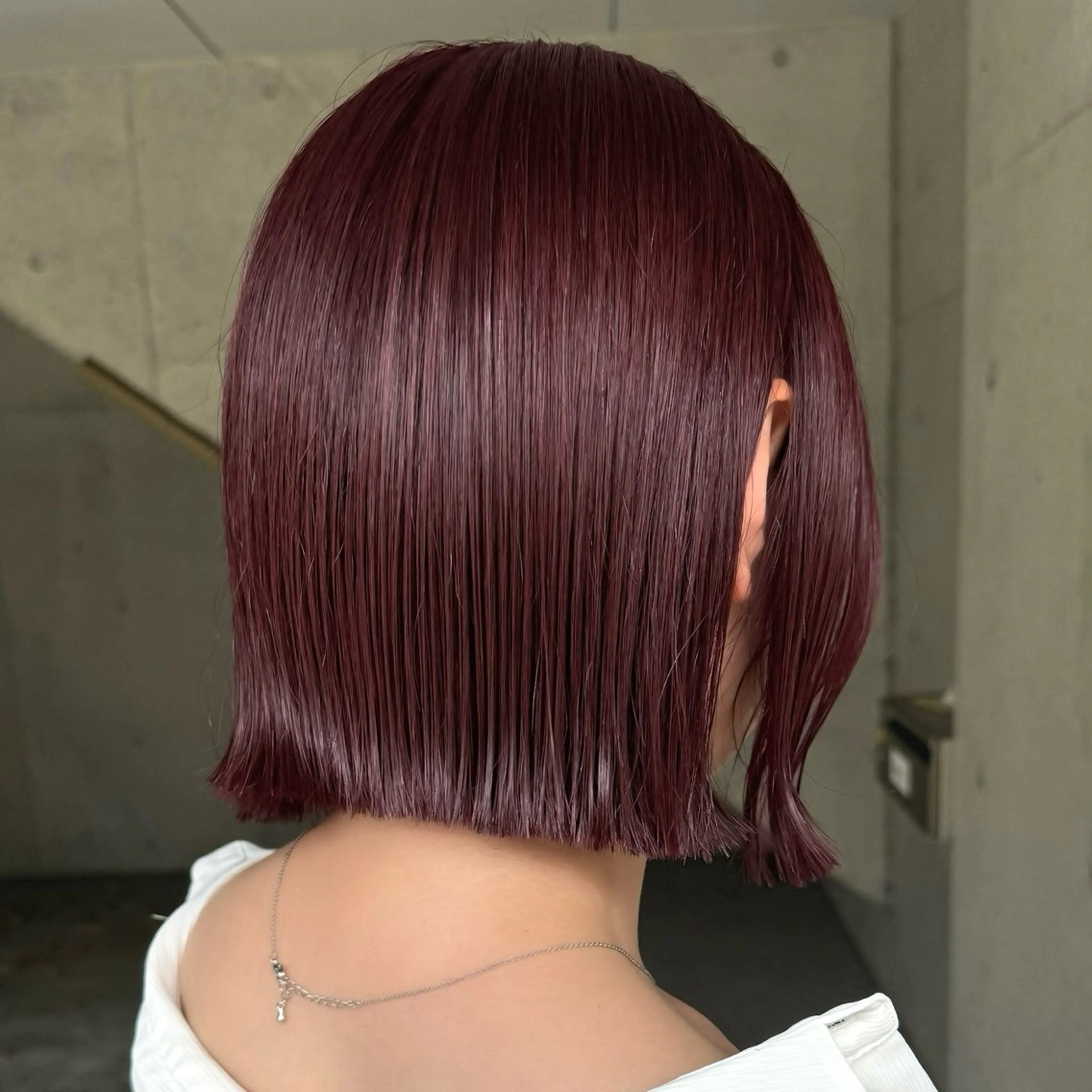 ショート カラー カット ヘアカラー トリートメント yuuka/ボブ/ダ ブルカラー/髪質改善のヘアスタイル