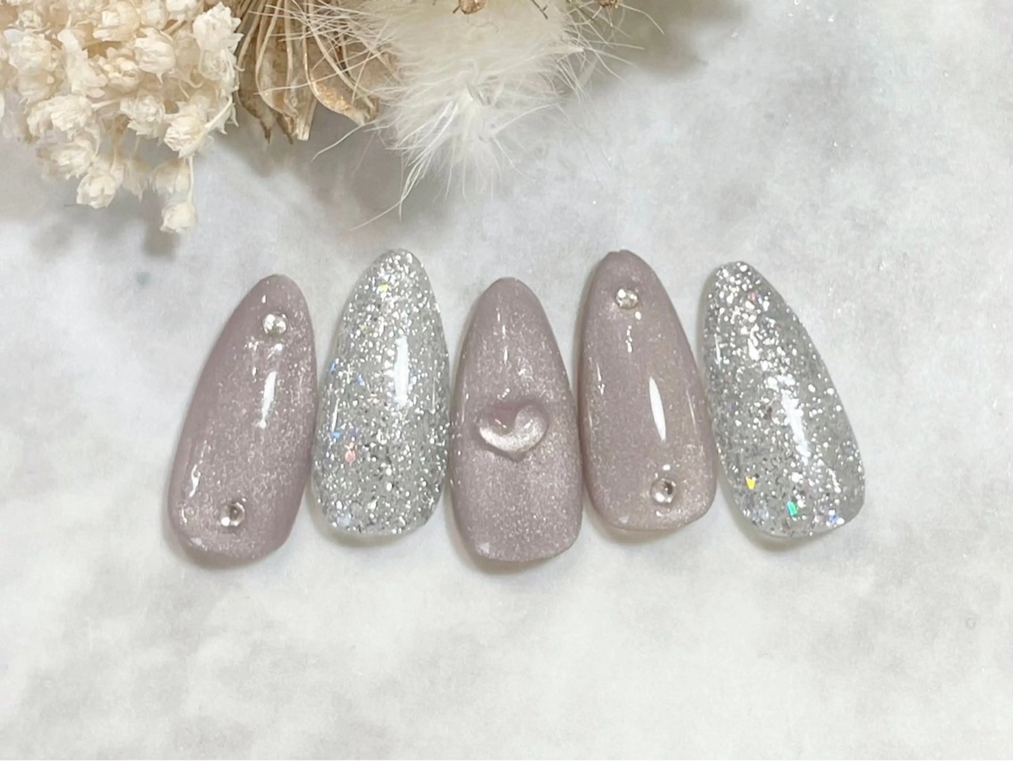 ネイル 【パラジェル・フィルイン】Nailsalon　Merci東中野所属・Merci shigaのネイルデザイン
