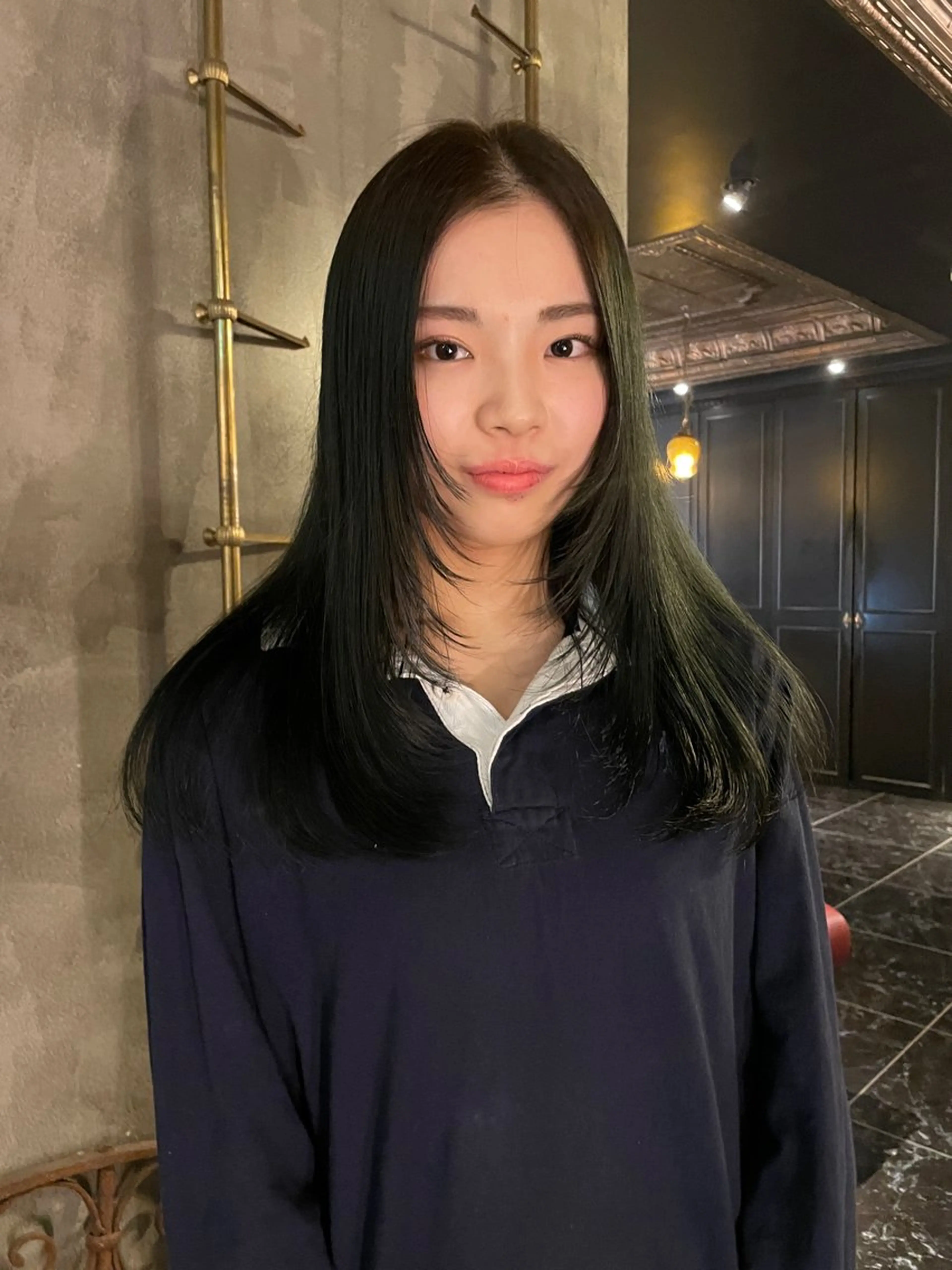ロング カラー パーマ ヘアアレンジ レイヤー/ 透明感カラー/マドカのヘアスタイル