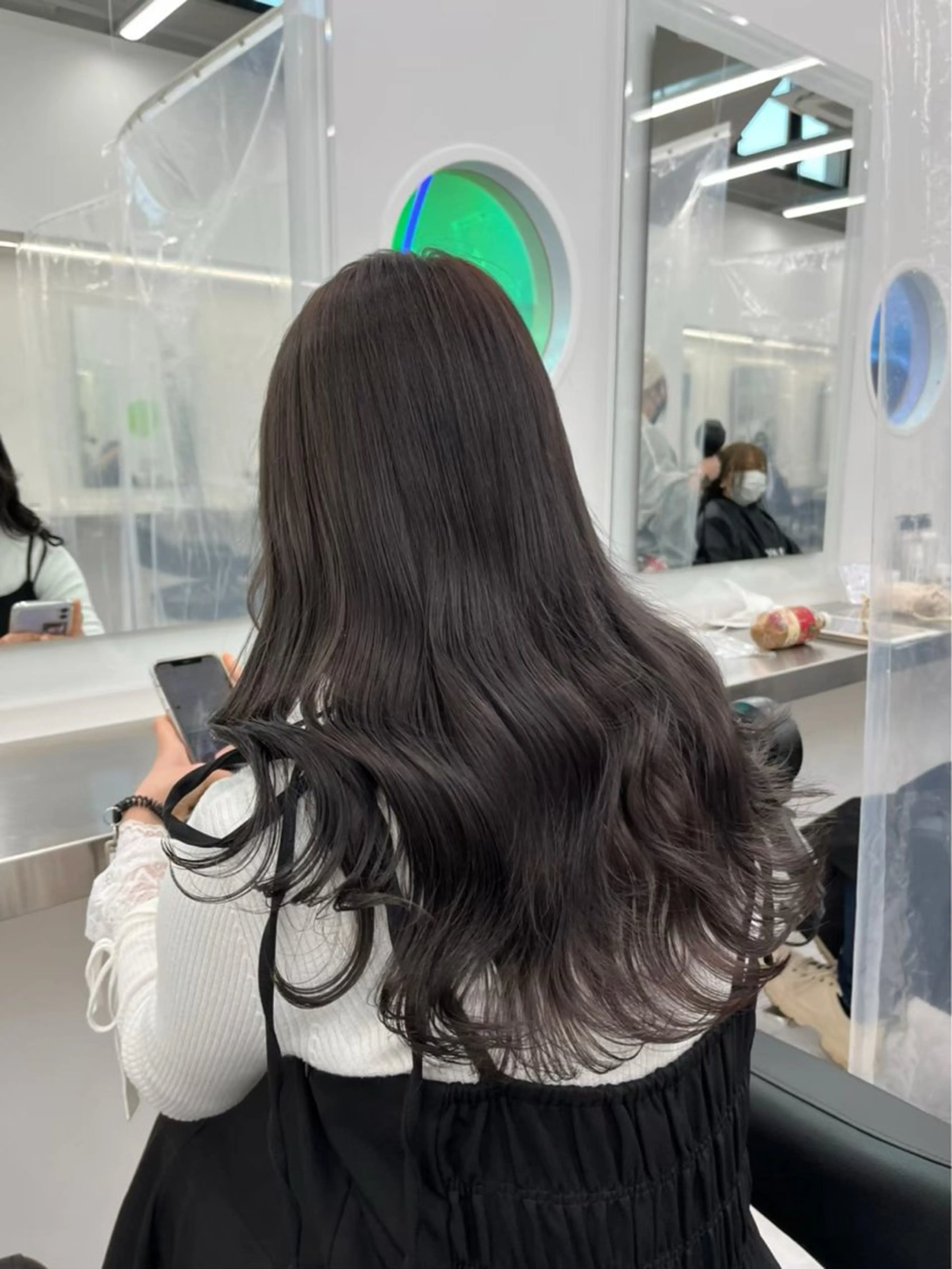 ロング カラー BABY 艶髪暗髪ヘア💖達人のヘアスタイル