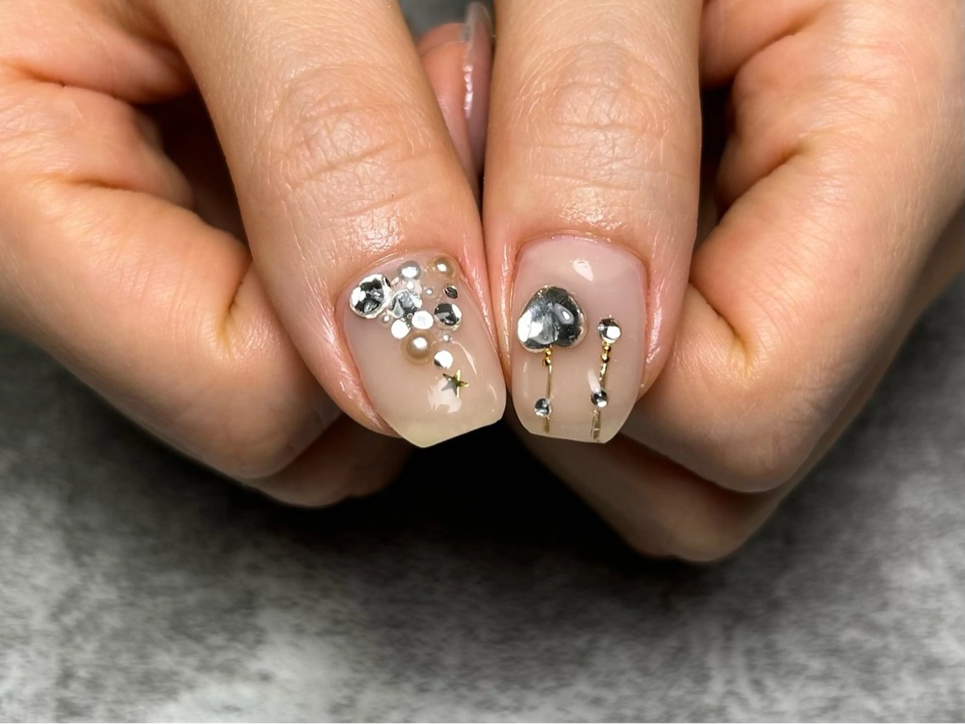 ネイル 長さ出し ジェルネイル 持ち込み パラジェル private nail salon〜.18〜所属・.18 〜のネイルデザイン