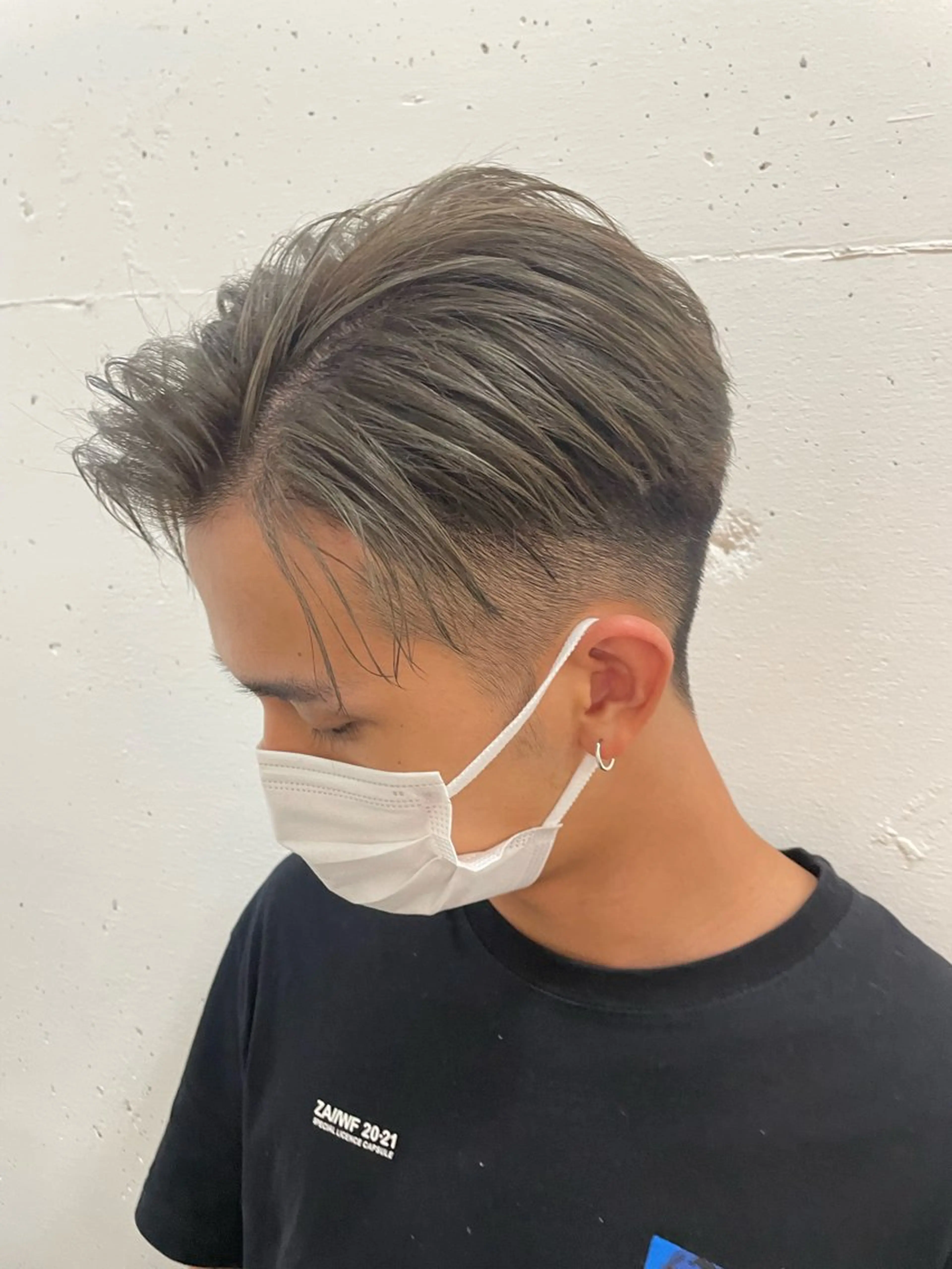 カラー メンズ ハル🫧エクステ難波 韓国ヘア髪質改善のヘアスタイル